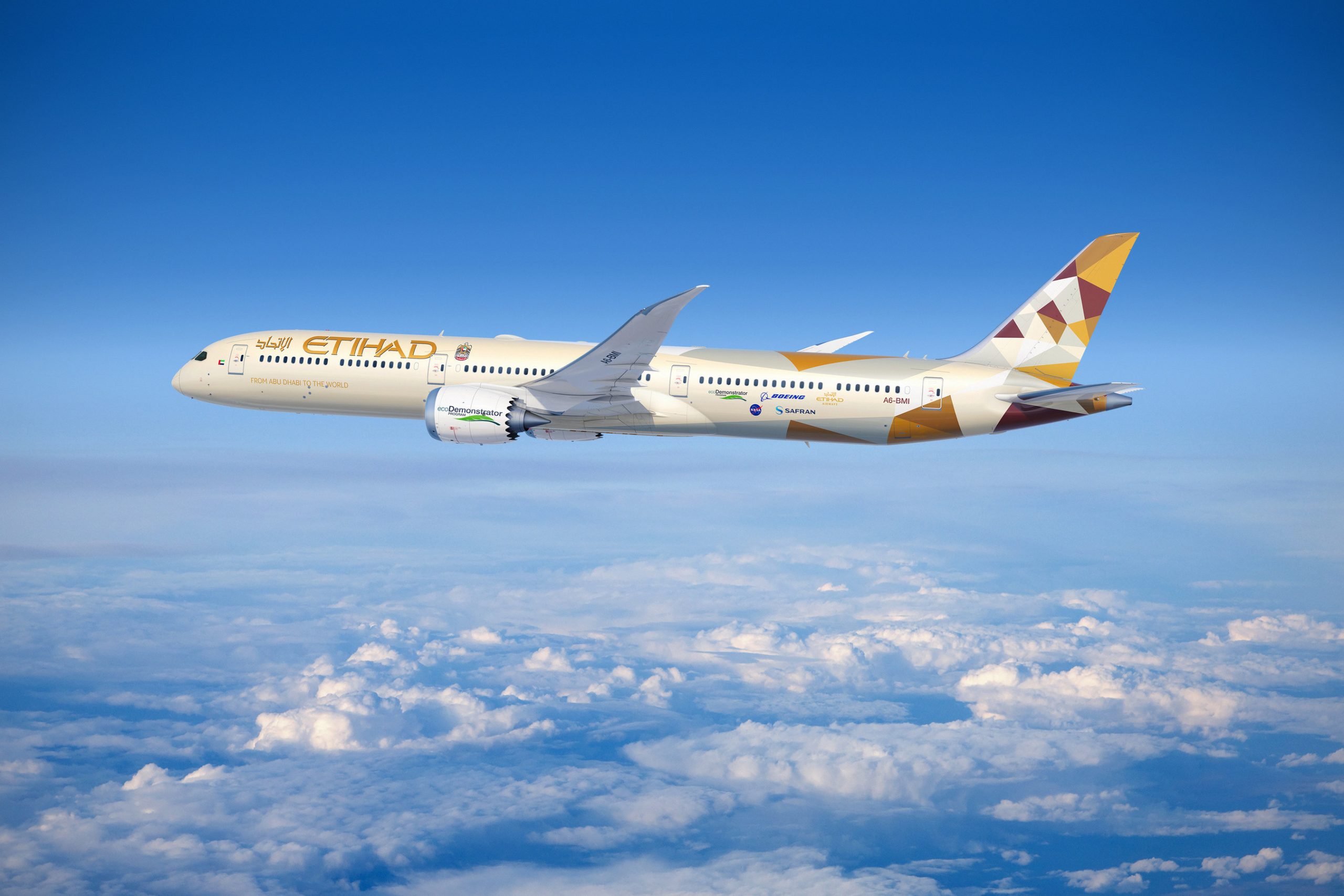 Boeing and Etihad to test ecoDemonstrator 787