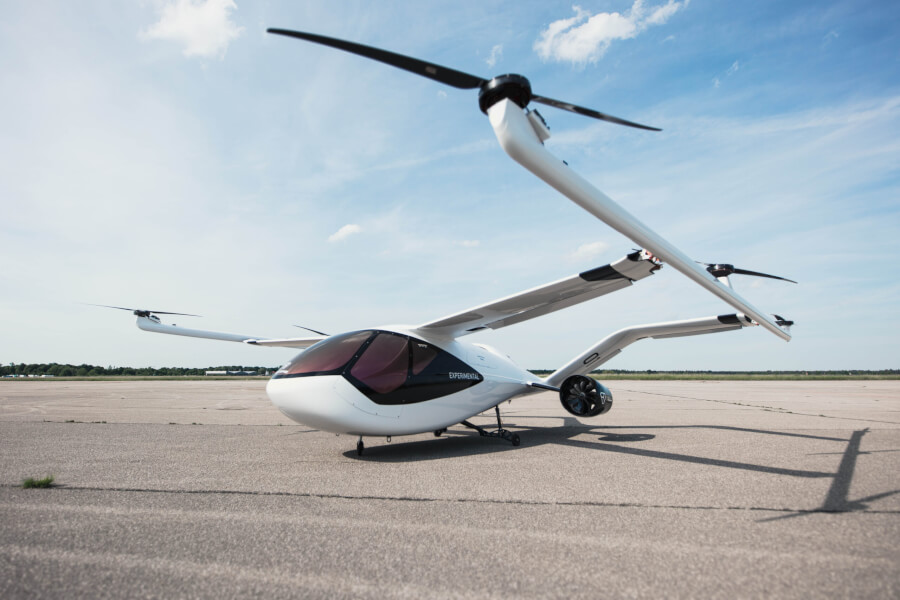 Volocopter’s 4-seater aircraft takes first flight