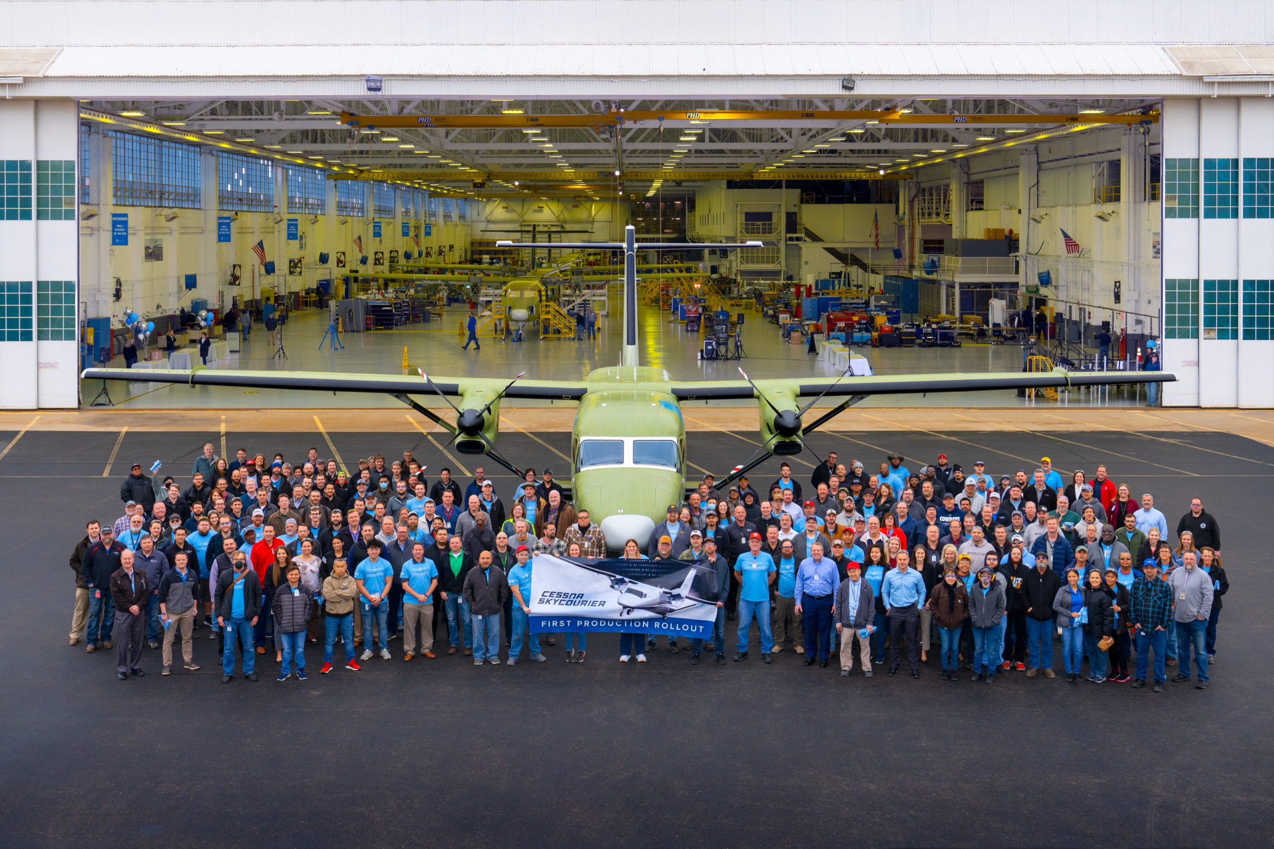 Textron Aviation rolls out Cessna SkyCourier