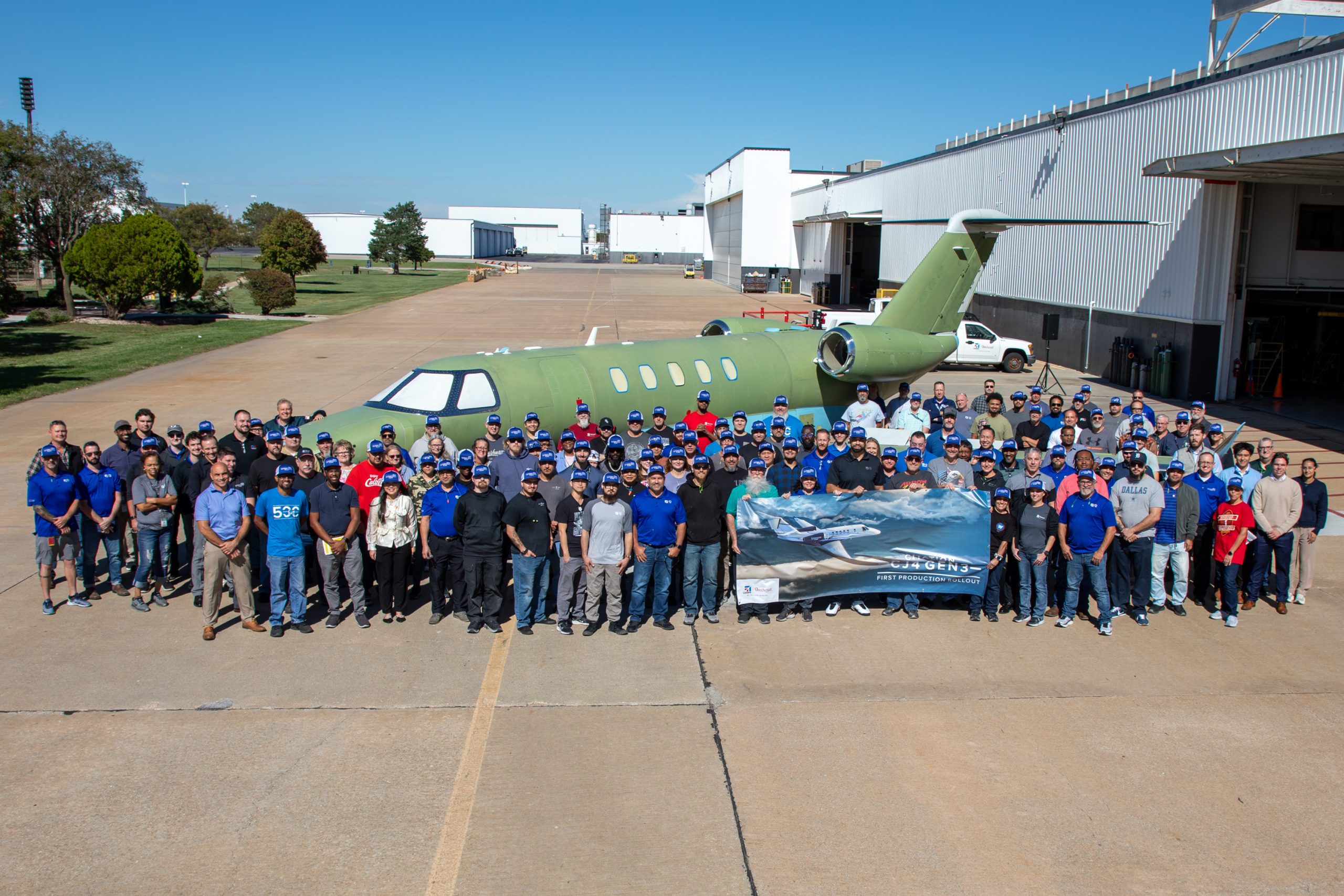 First Cessna Citation CJ4 Gen3 production unit rolls out of the factory