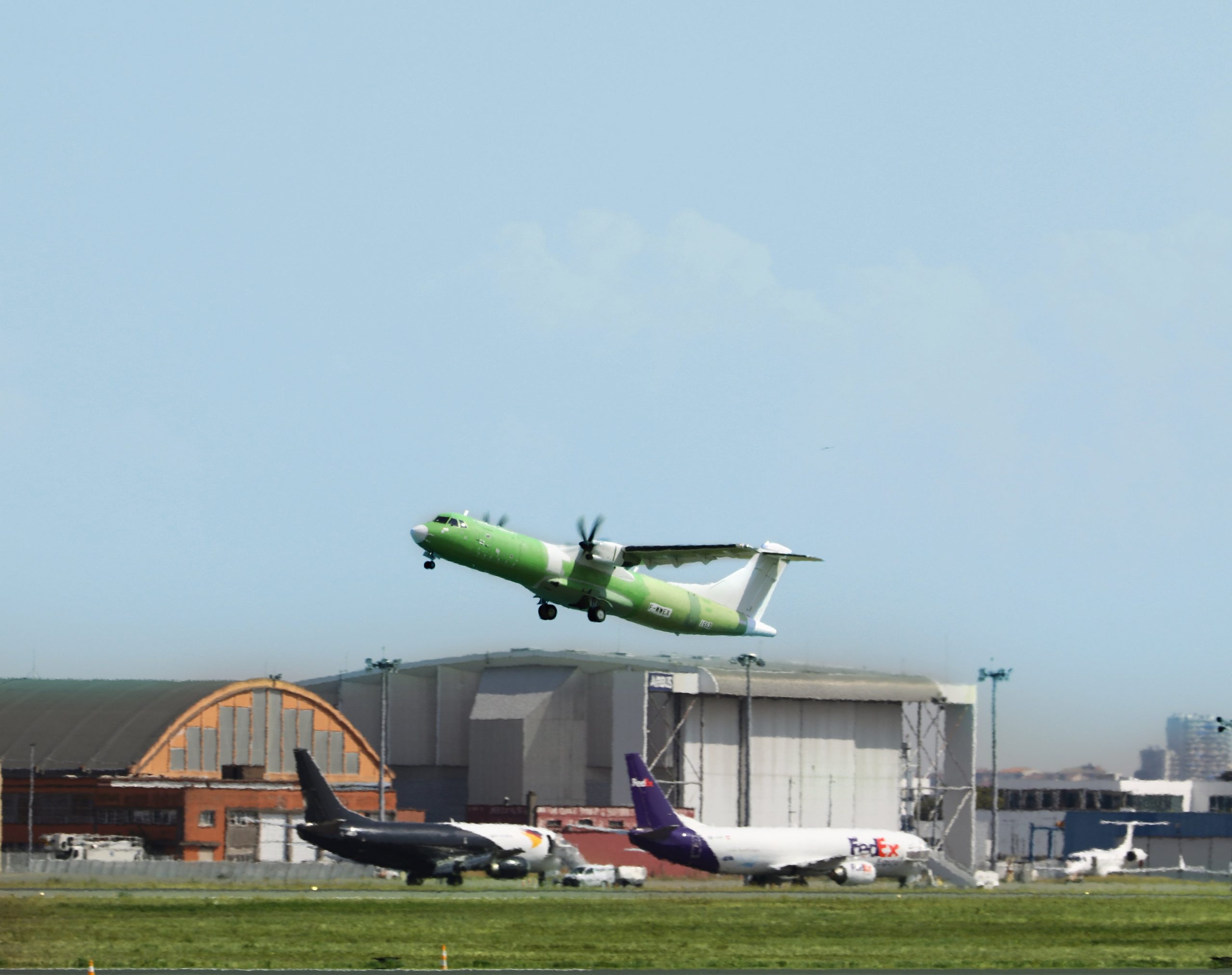 First ATR freighter takes flight