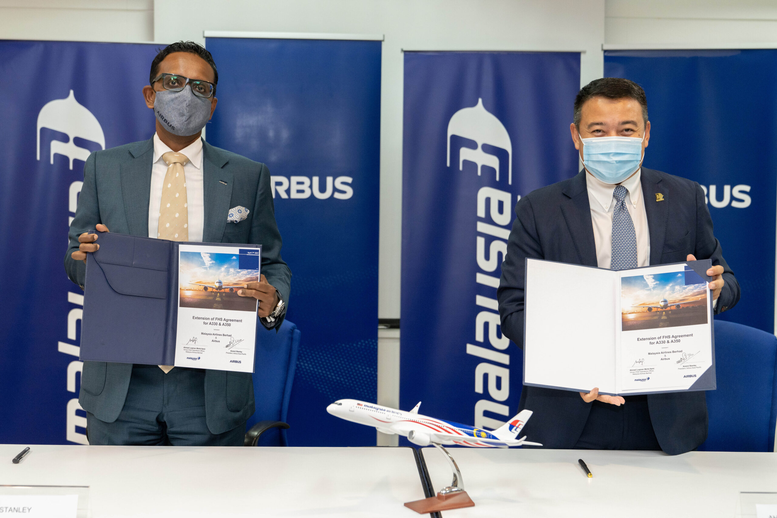 Airbus and Malaysia Airlines extend widebody FHS contract