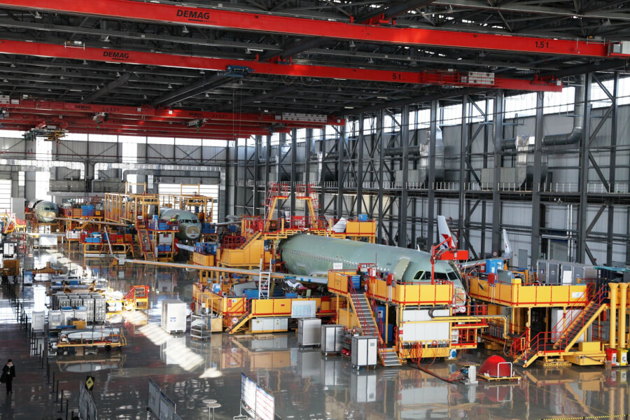 Airbus opens new A320 FAL in China