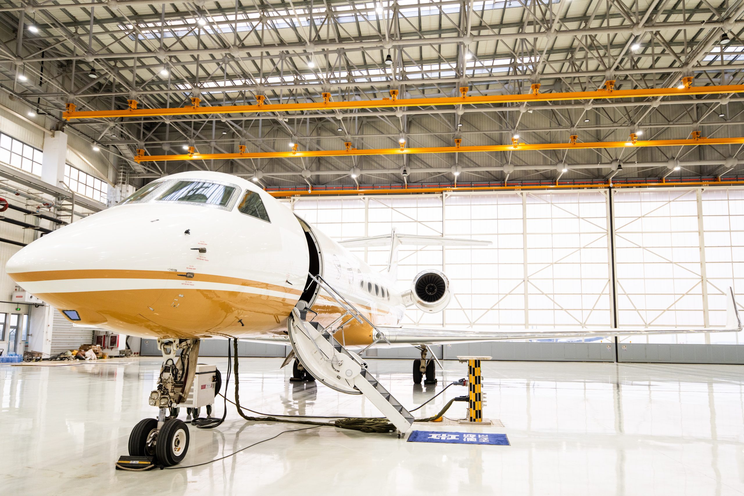ExecuJet Haite wraps first bizjet base maintenance check at Daxing