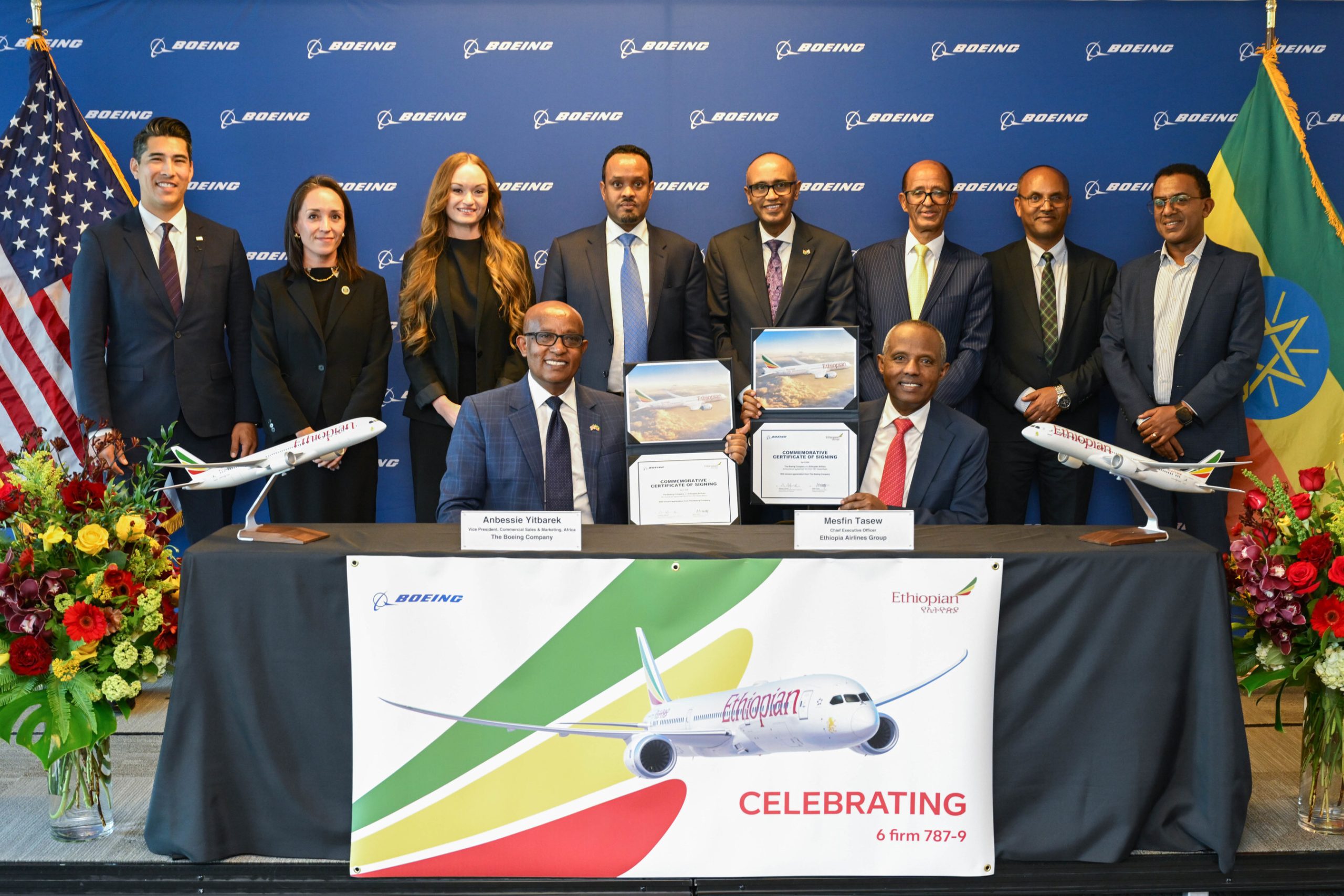 Ethiopian Airlines converts options to firm orders for 787 Dreamliners