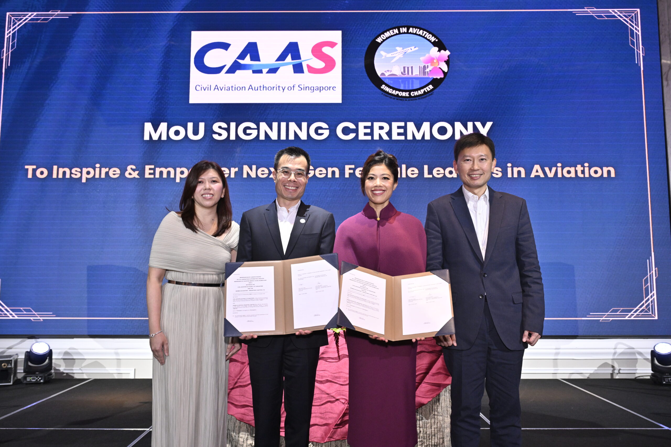 CAAS, WAI-SG sign MOU to promote women in aviation