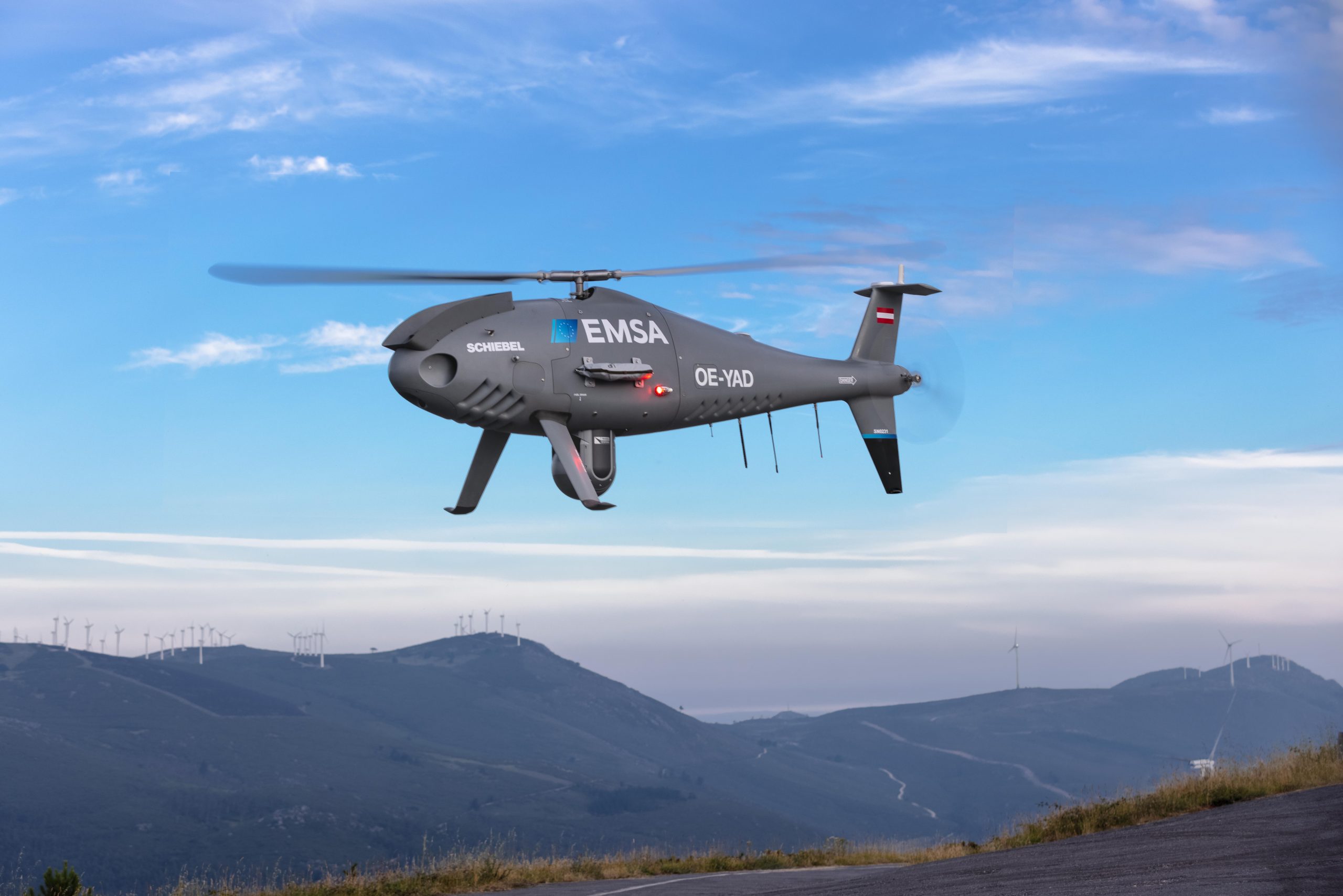 Schiebel CAMCOPTER S-100 deployed in Spain