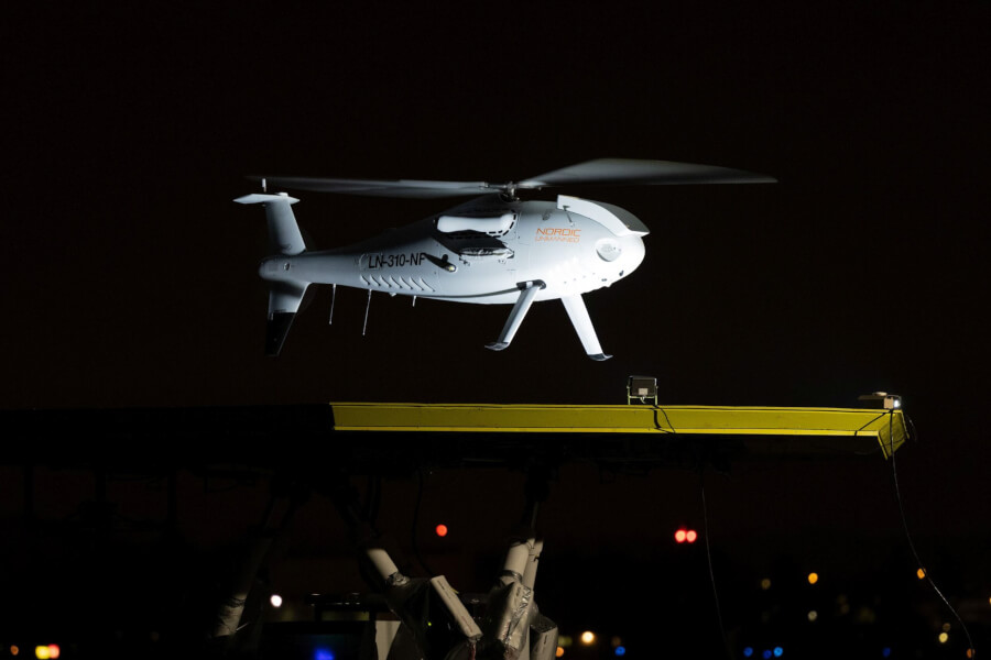Schiebel demos S-100 use in offshore logistics