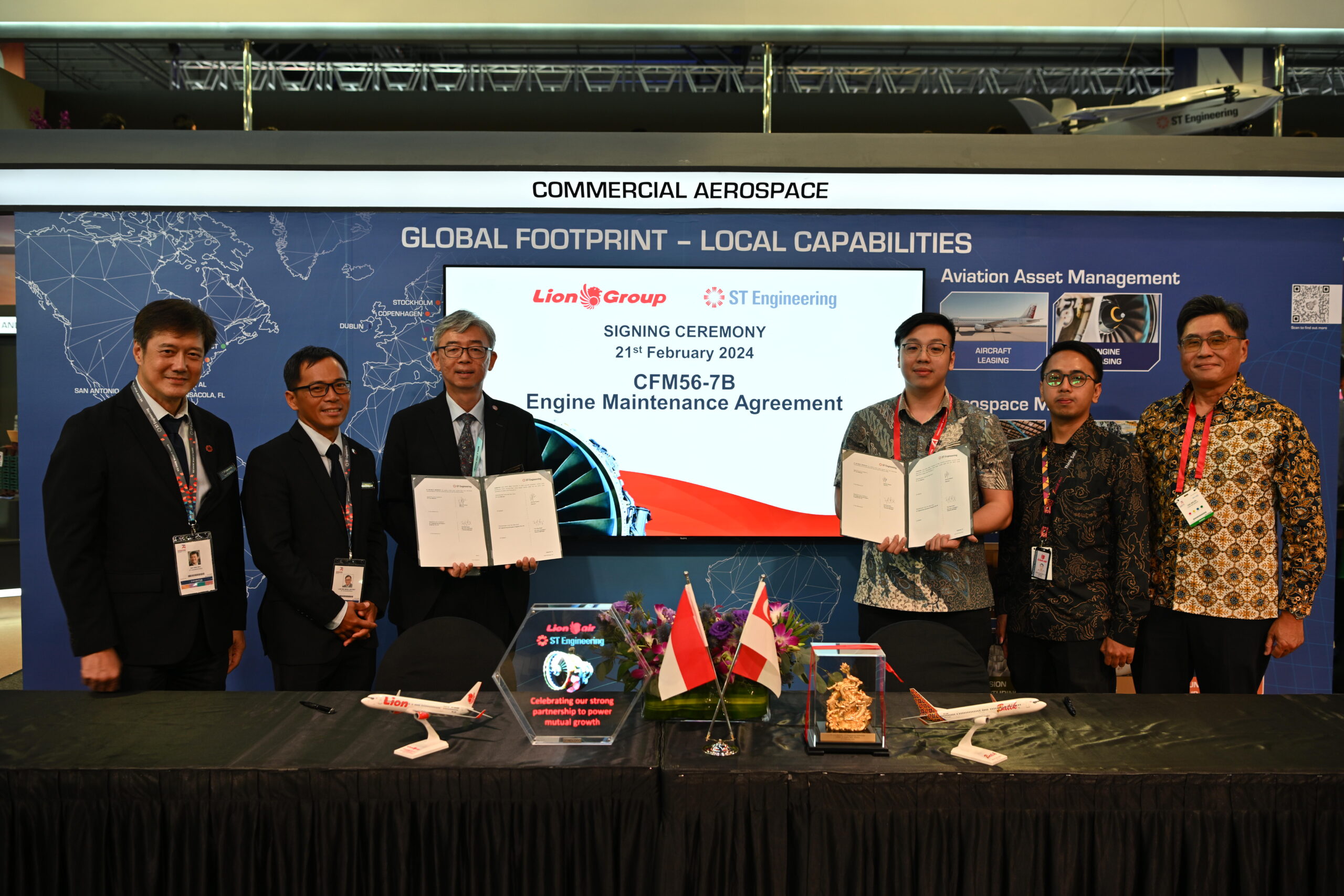 ST Engineering extends CFM56-7B MRO deal with Lion Group