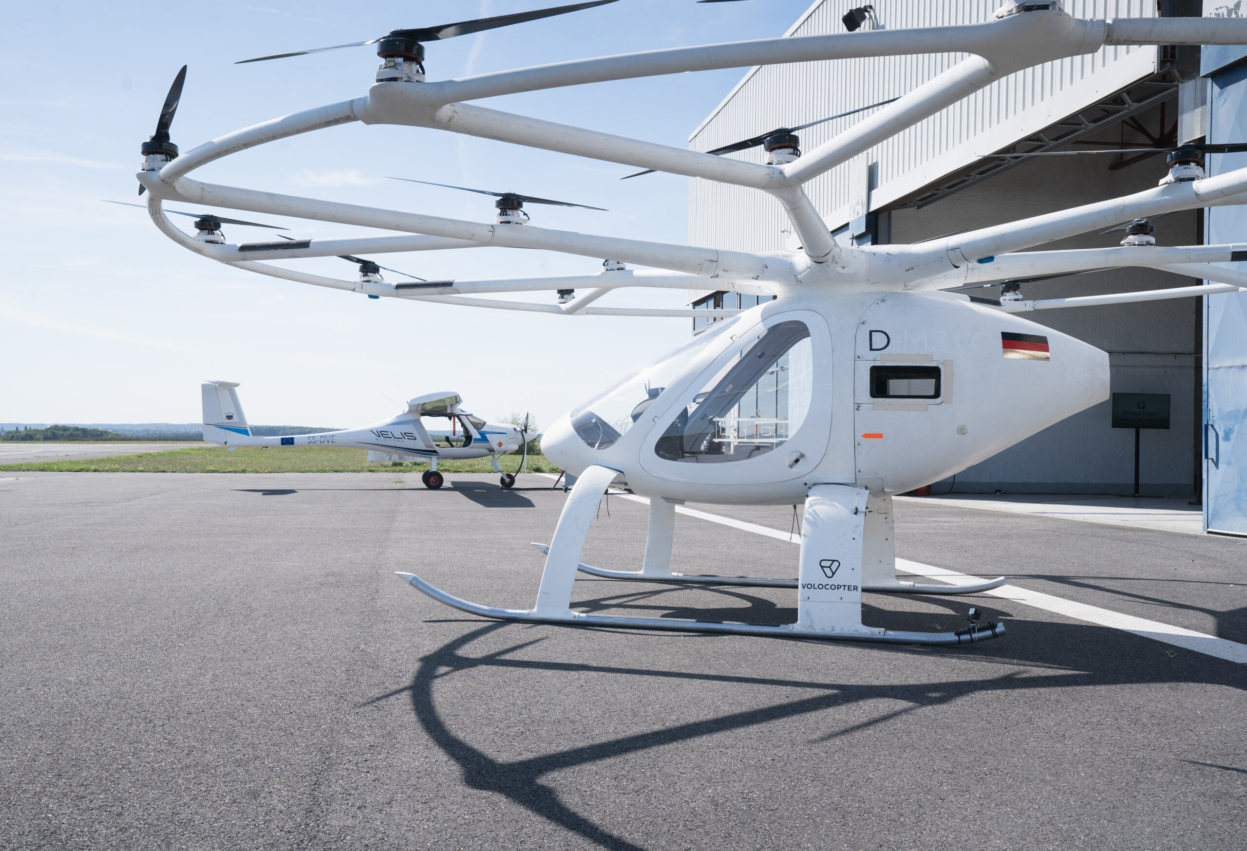 Volocopter completes production setup for electric air taxis