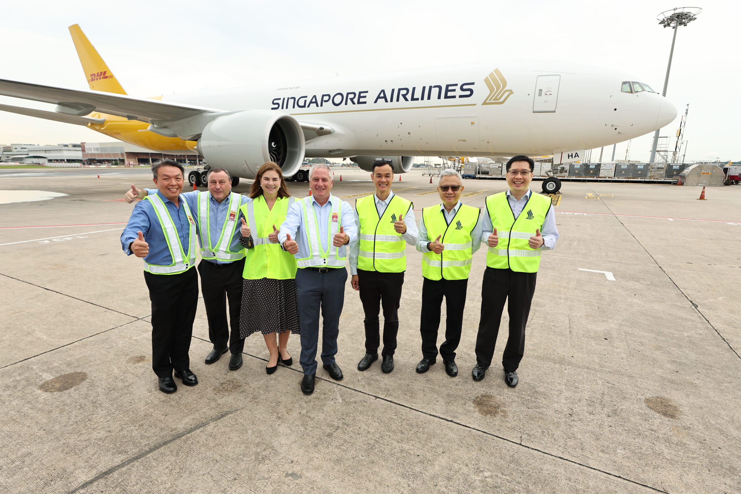 DHL Express, Singapore Airlines partnership welcomes new freighter