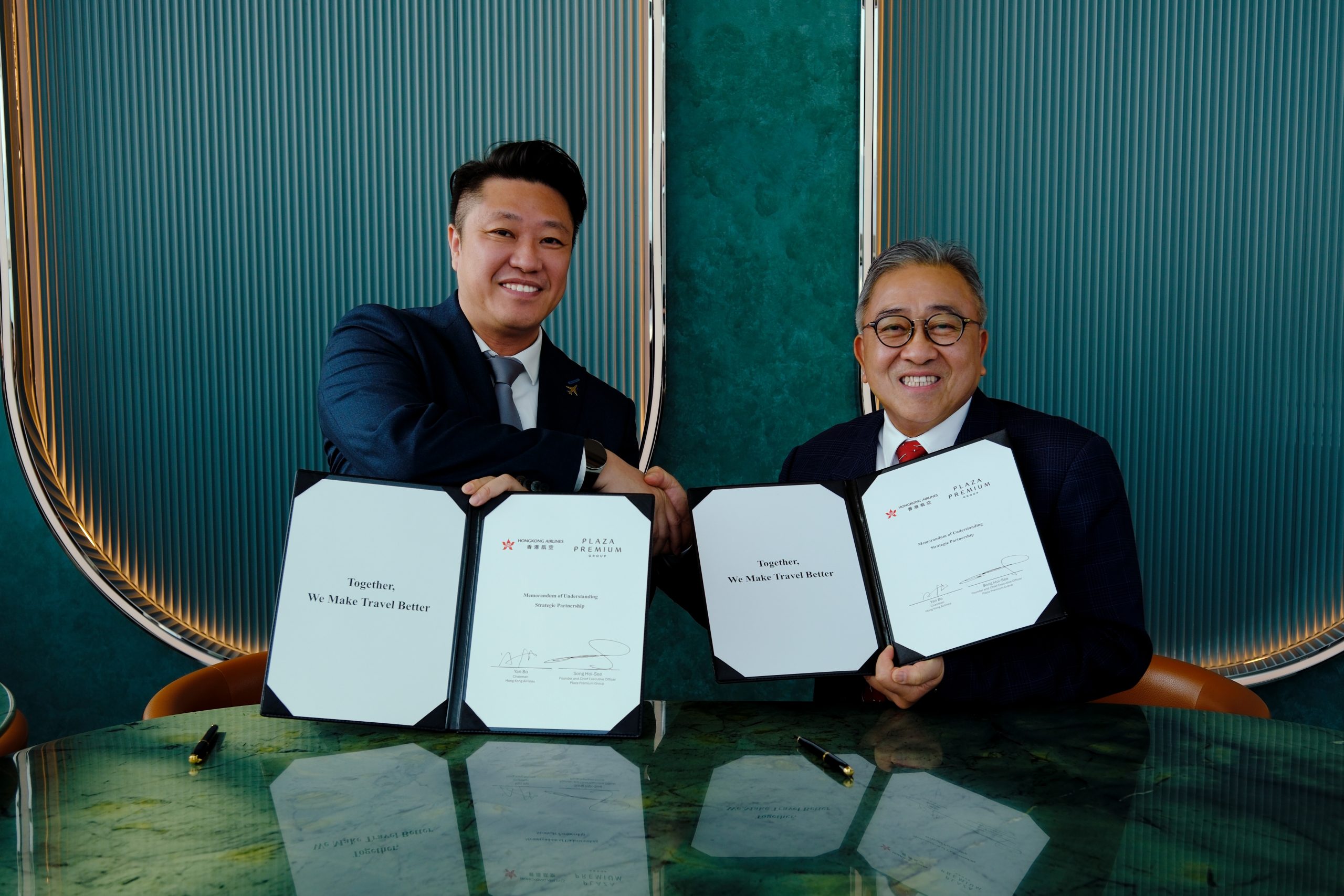 Plaza Premium, Hong Kong Airlines sign MOU
