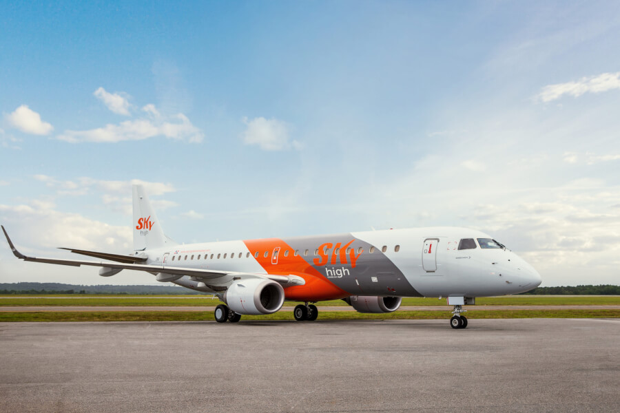 Sky High receives first Embraer E190
