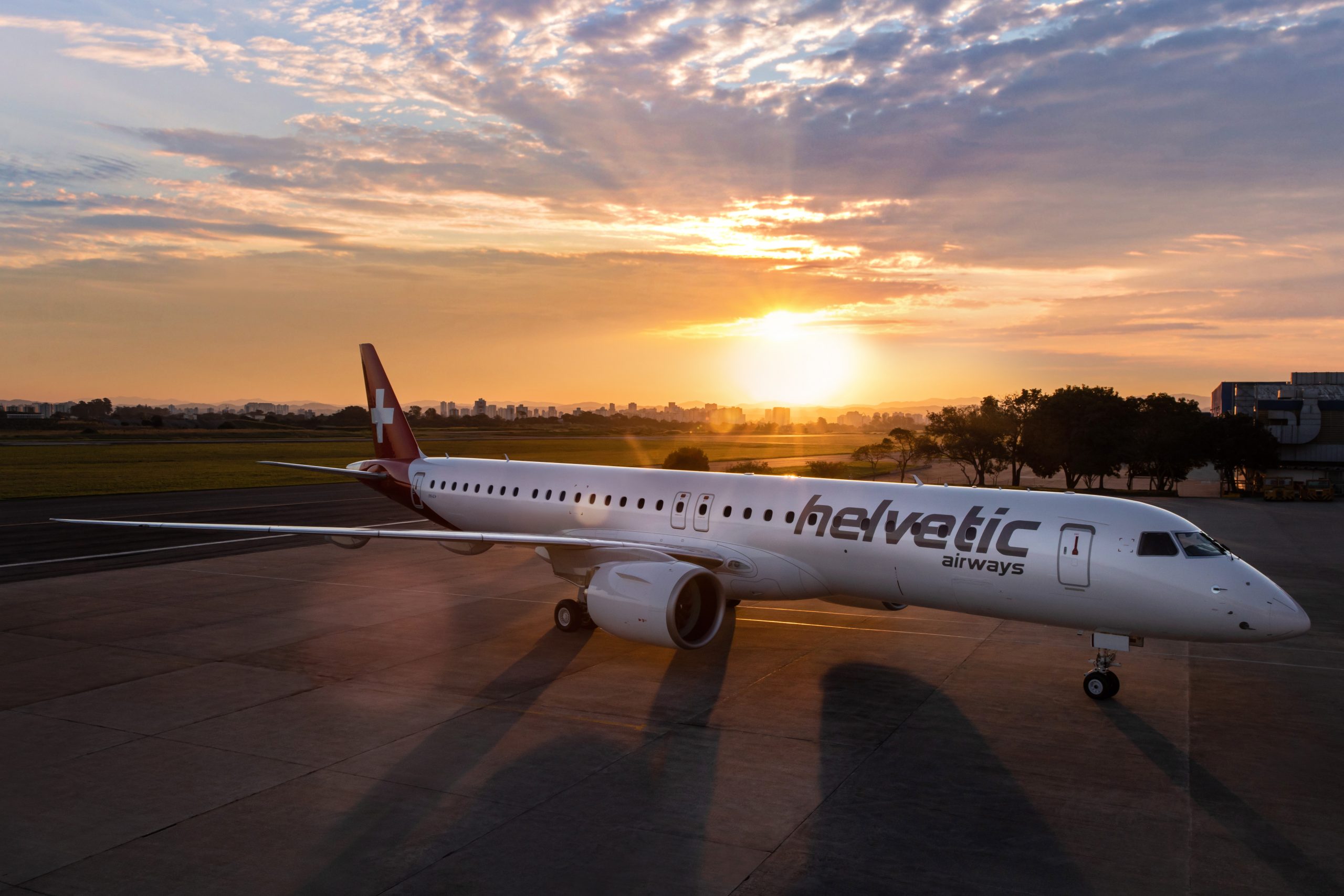 Helvetic Airways receives its first Embraer E195-E2