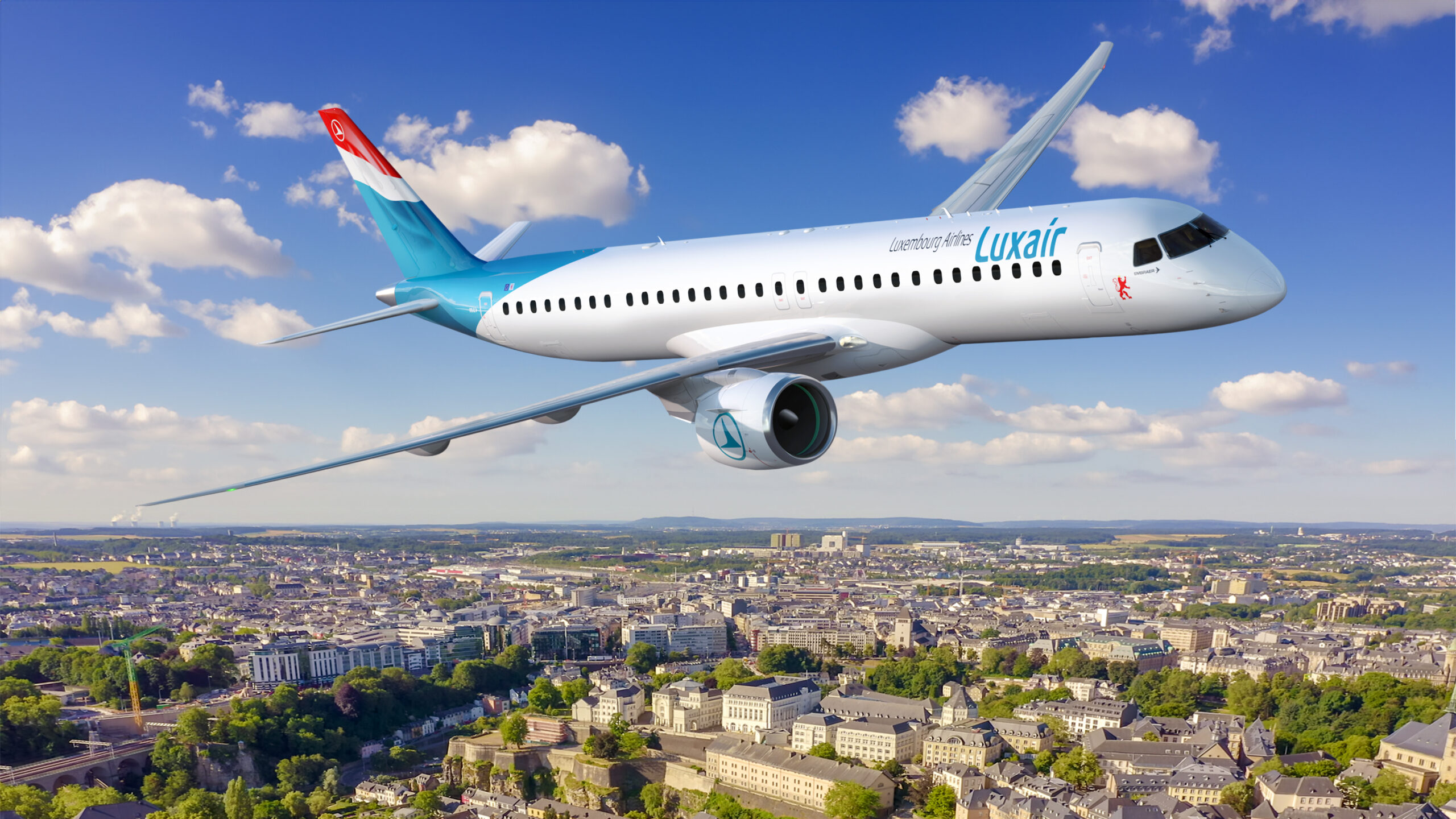 Luxair orders four Embraer E195-E2 and secures delivery positions for five more