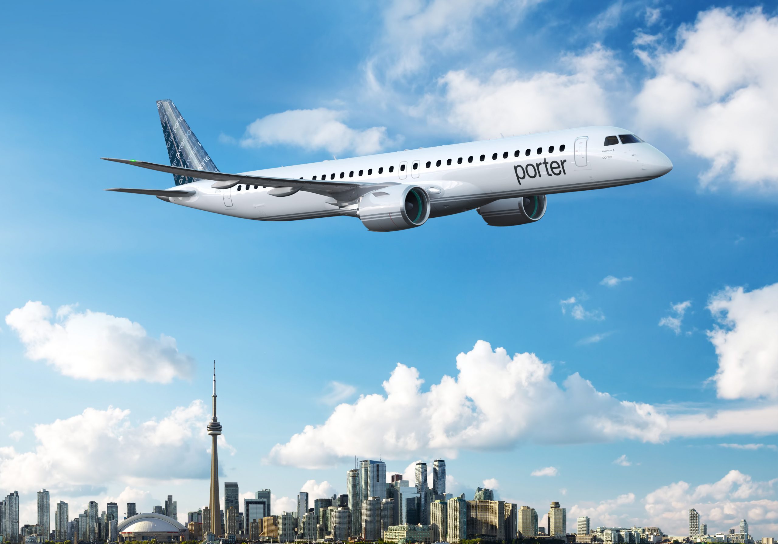 Porter Airlines orders 30 Embraer E-Jets E2 powered by GTF engines