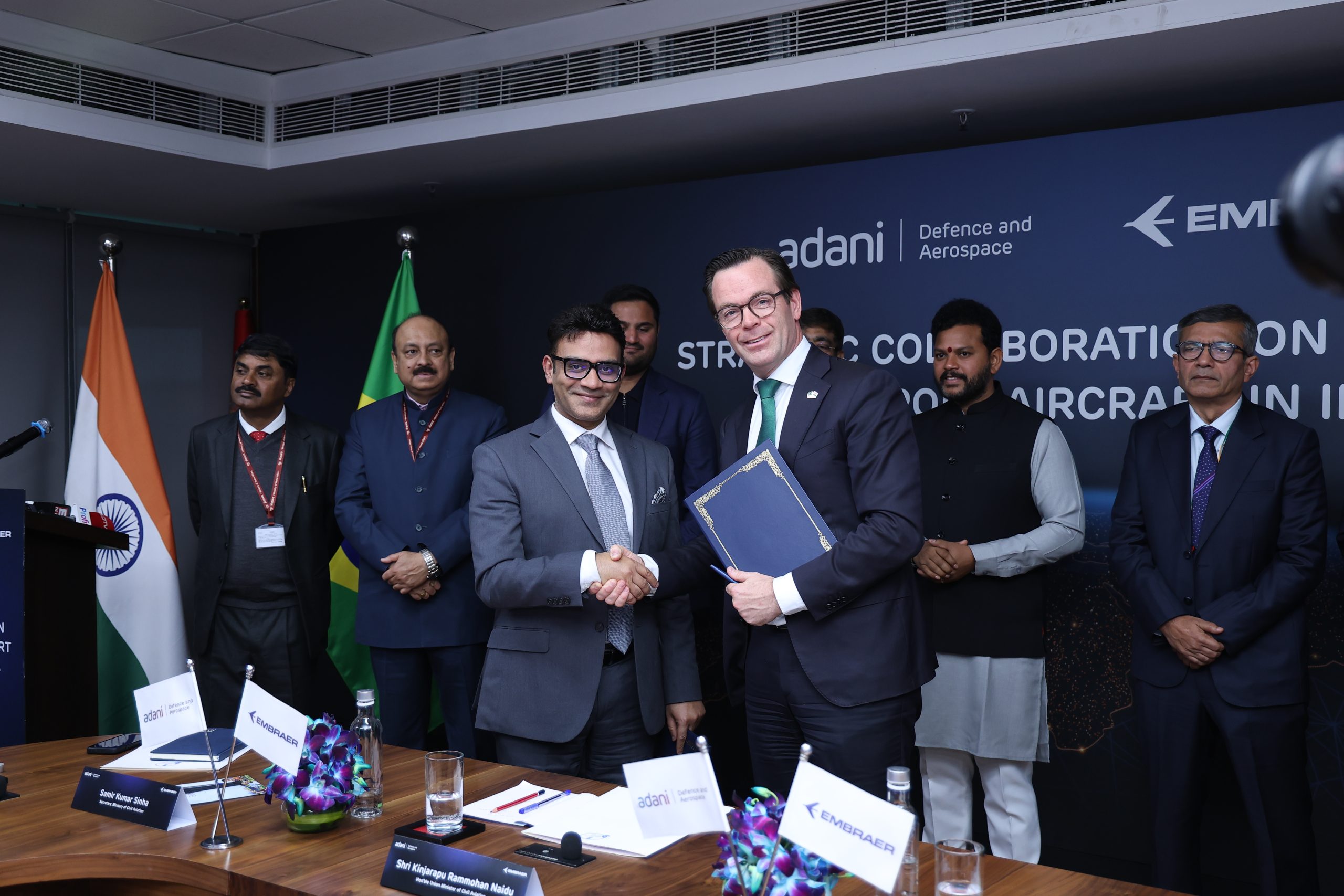 Embraer, Adani Defence & Aerospace sign MoU to boost regional transport aircraft in India