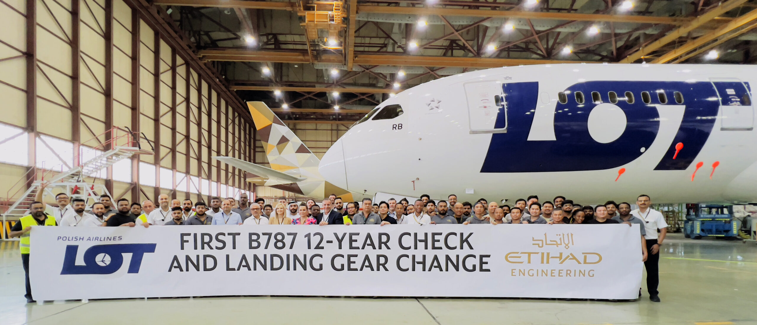 Etihad Engineering completes 787 12-year check