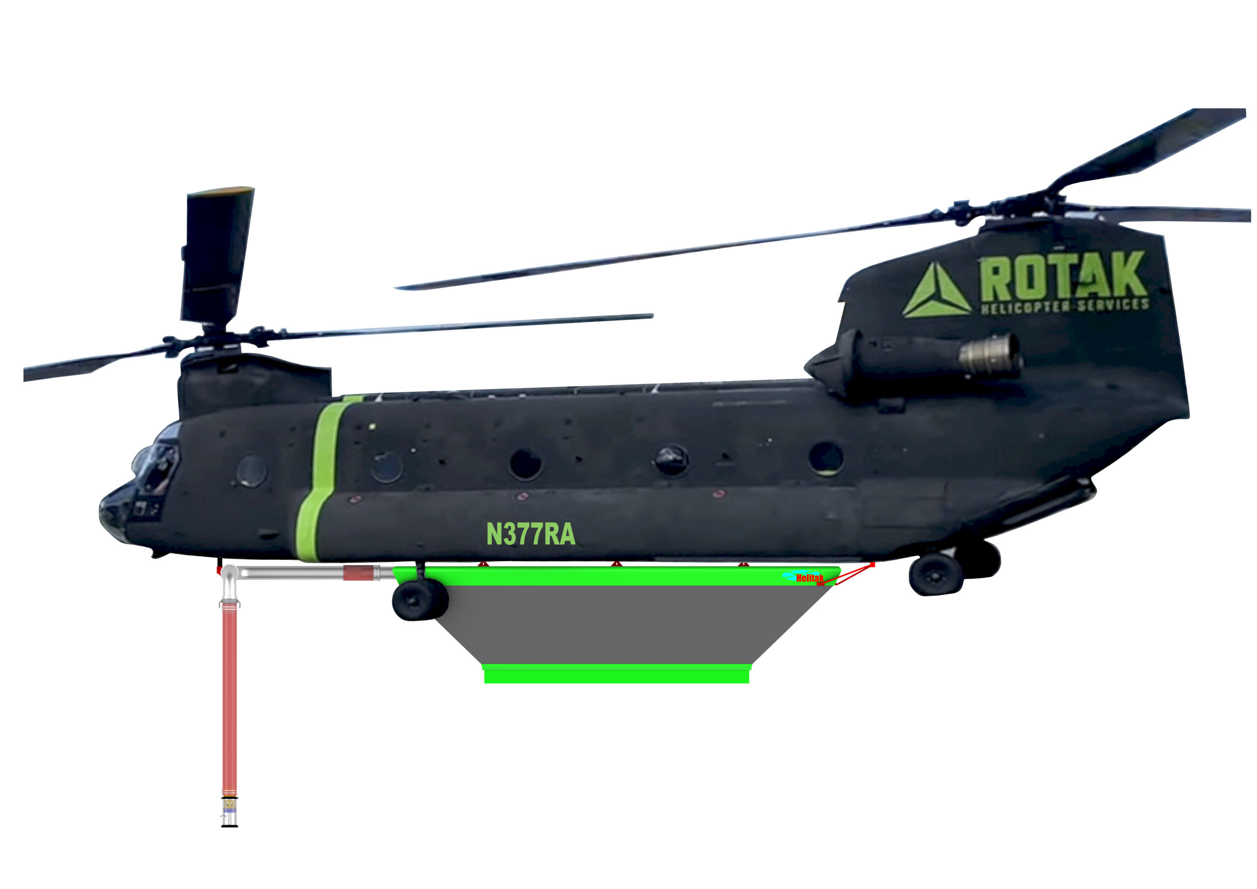 ROTAK partners with Australia’s Helitak for Chinook fire-fighting platform