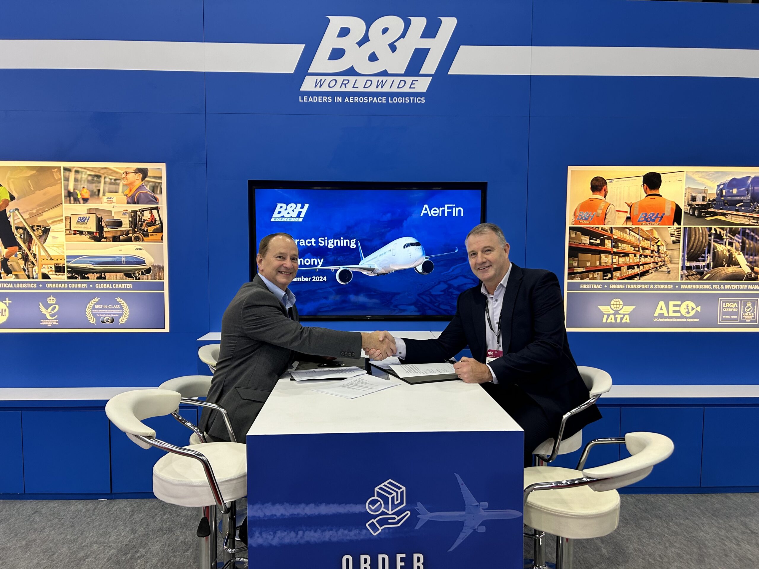 B&H Worldwide wins contract extension with AerFin