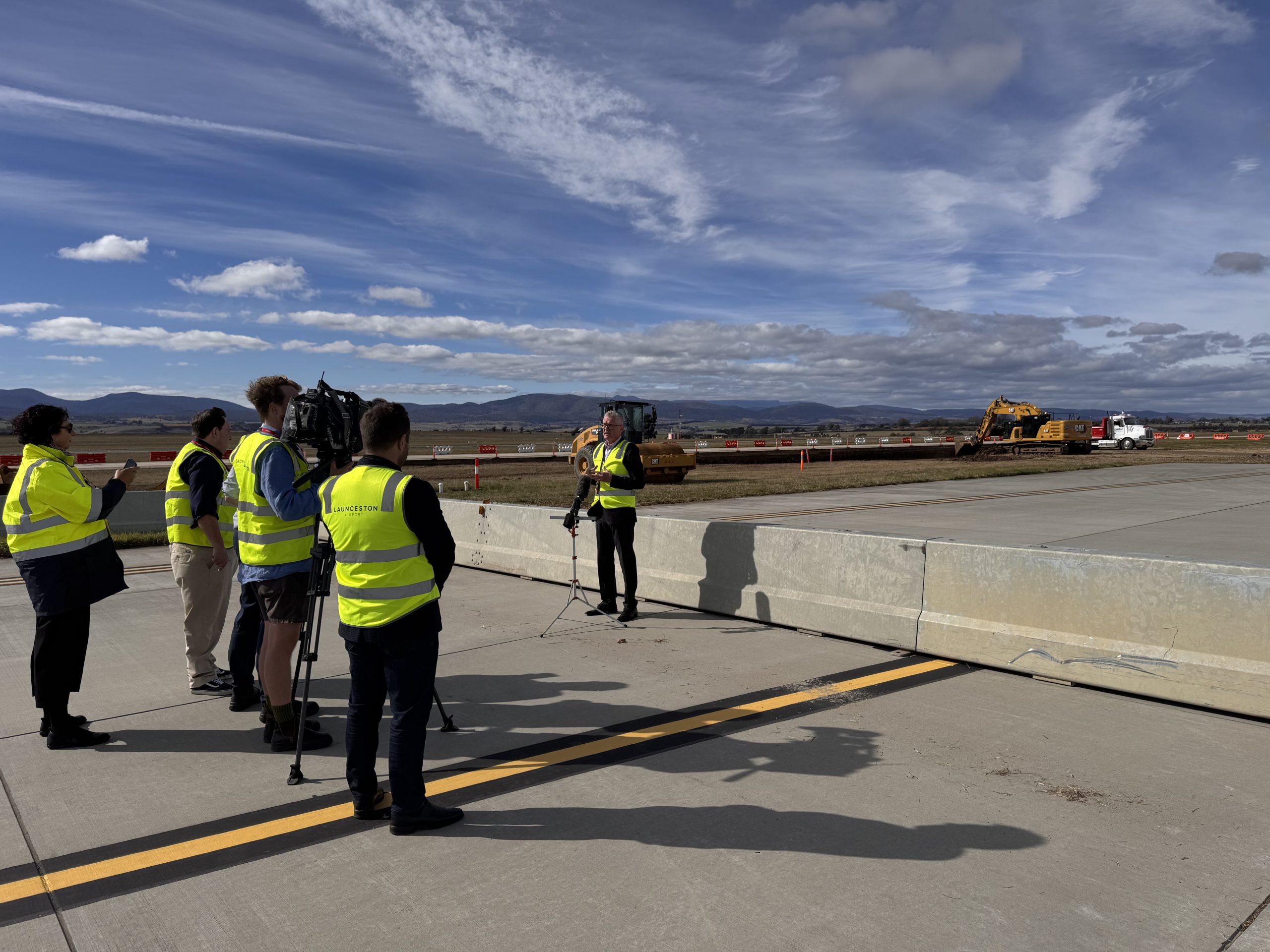 Launceston Airport opens new taxiway