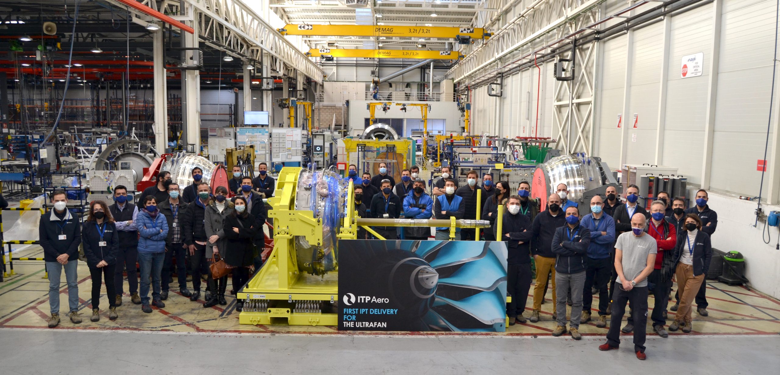 ITP Aero delivers first UltraFan Intermediate Pressure Turbine to Rolls-Royce