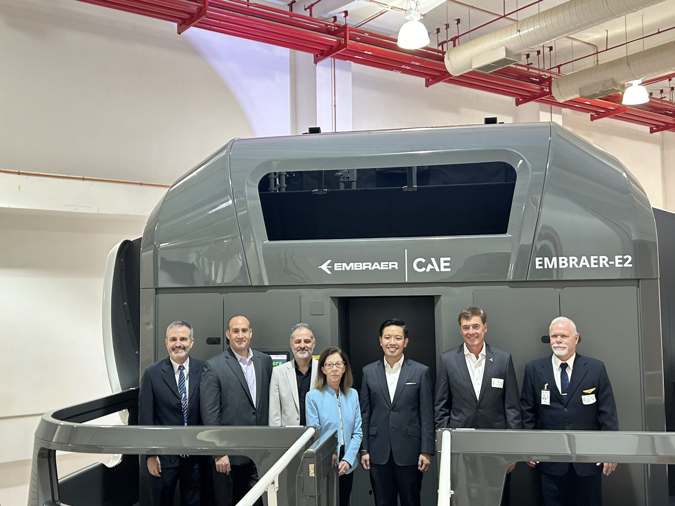 Embraer and CAE inaugurate E-Jets E2 simulator in Singapore