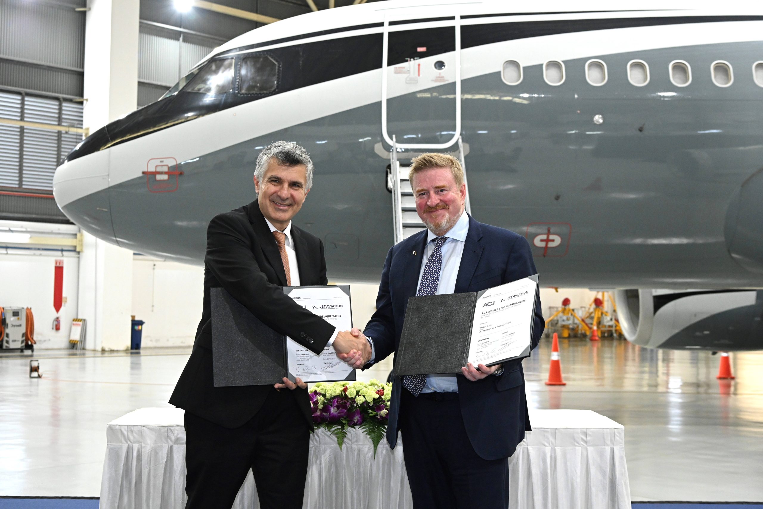 Jet Aviation Singapore joins Airbus corporate jets service network