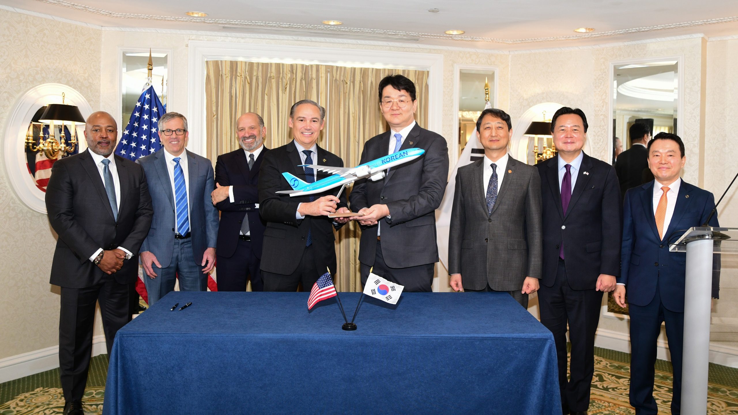 Korean Air, Boeing and GE Aerospace discuss enhanced cooperation amid supply challenges