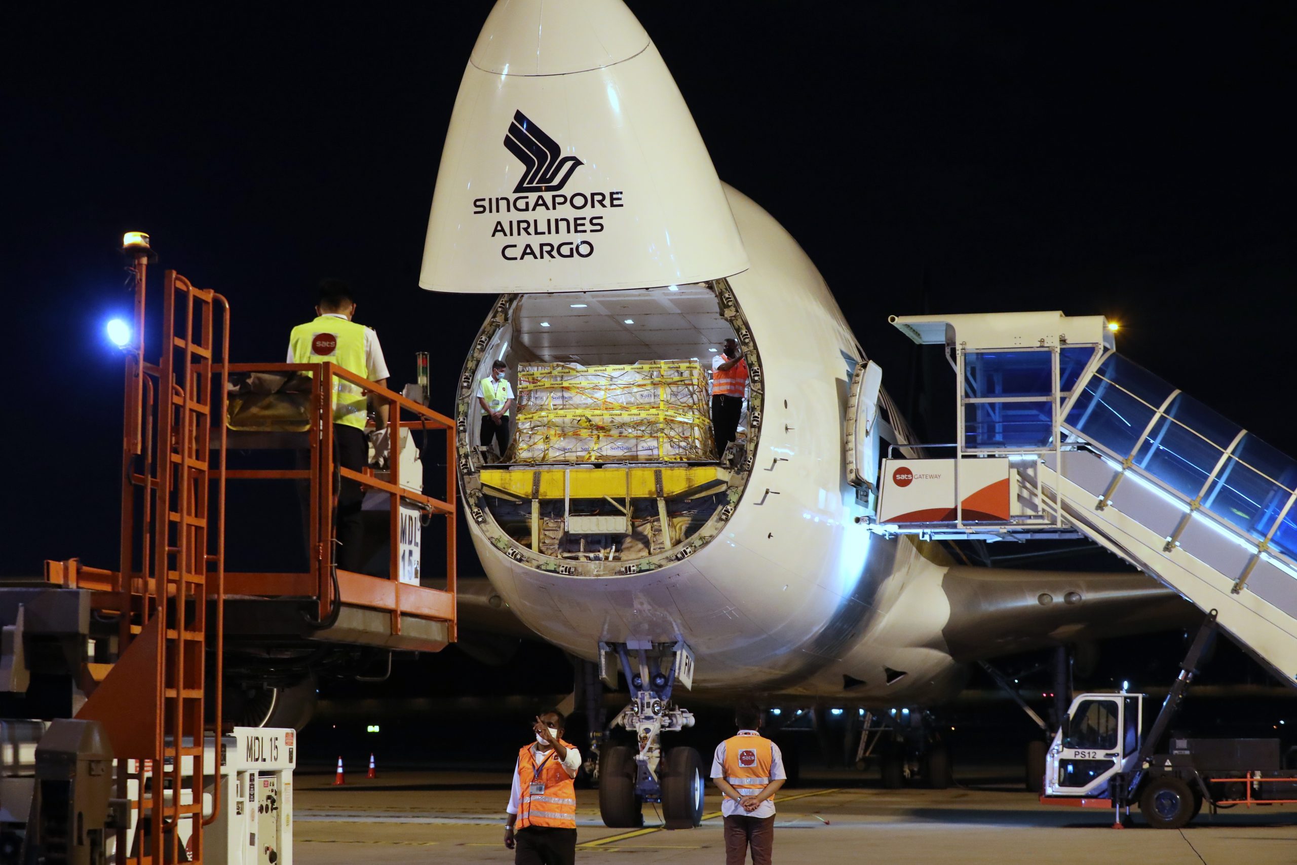 Singapore Airlines delivers first COVID-19 vaccines to city-state