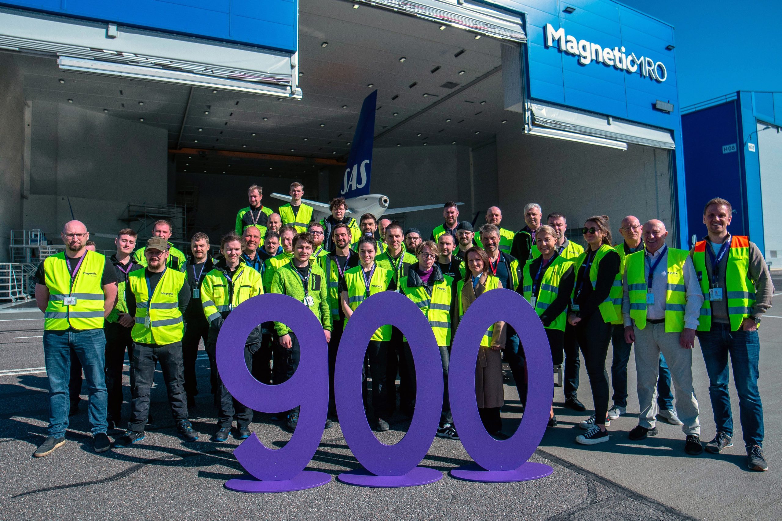 Magnetic MRO completes 900th C-check