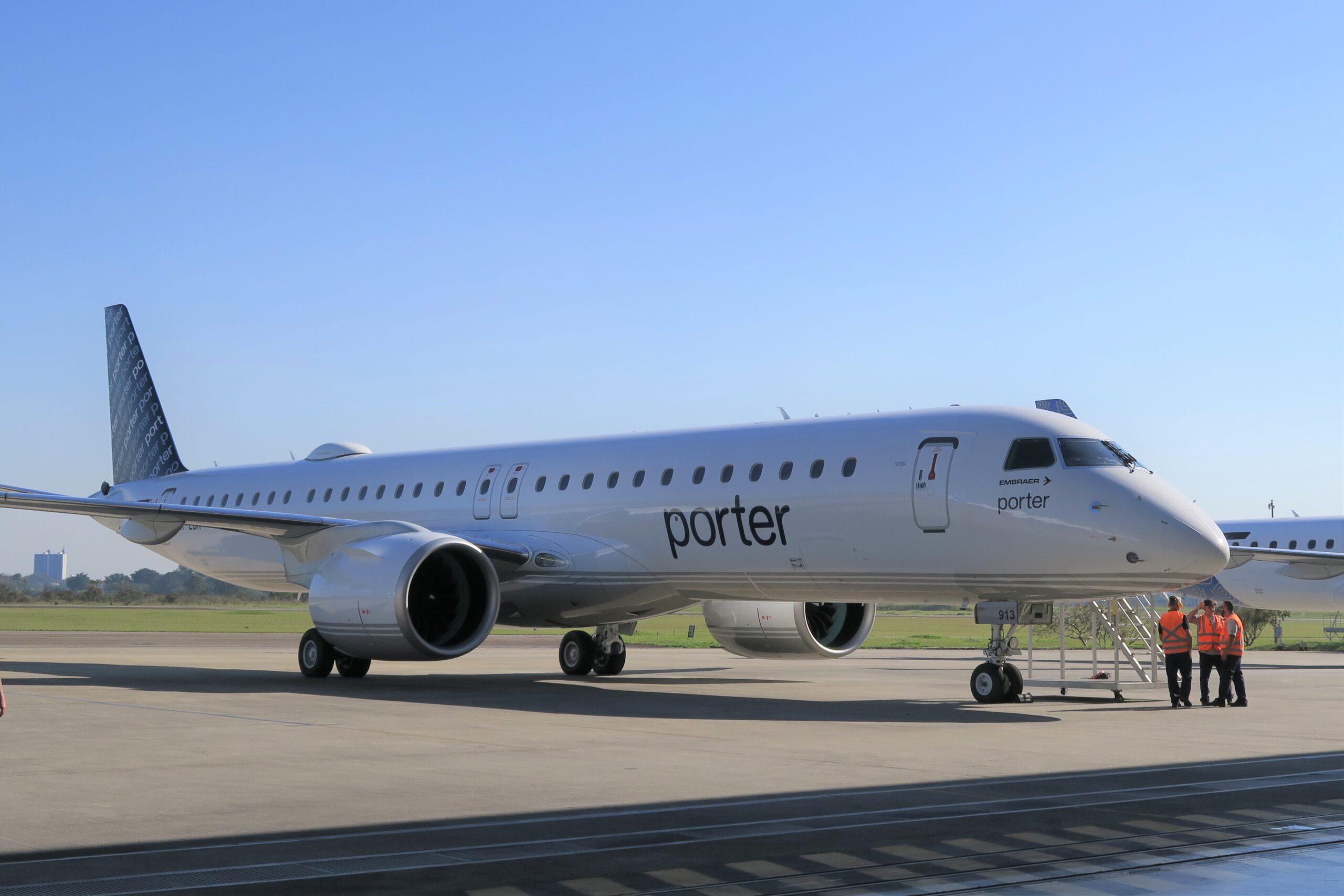 TrueNoord delivers first of six Embraer E195-E2s to Porter Airlines