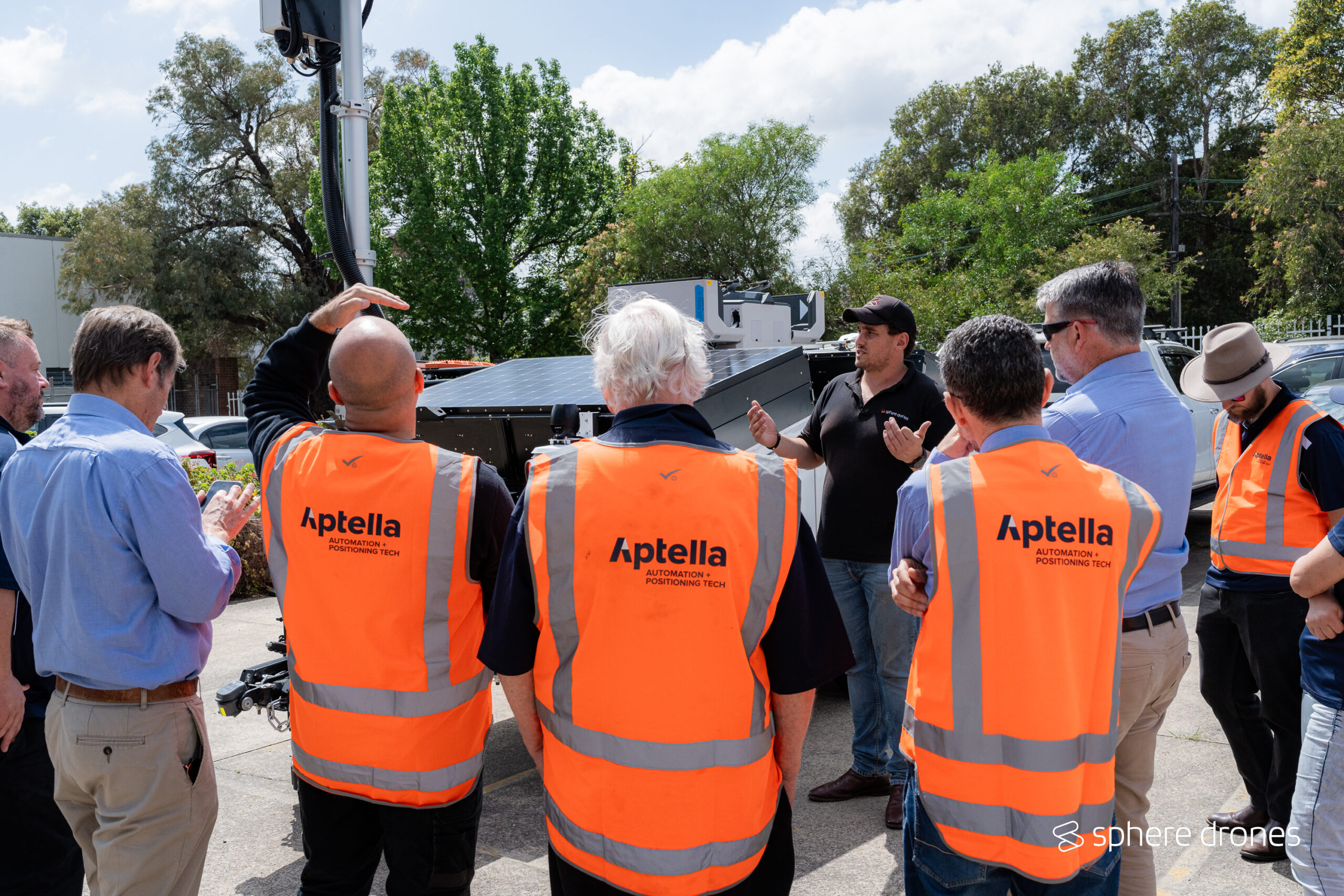 Sphere Drones delivers HubX unit to Aptella