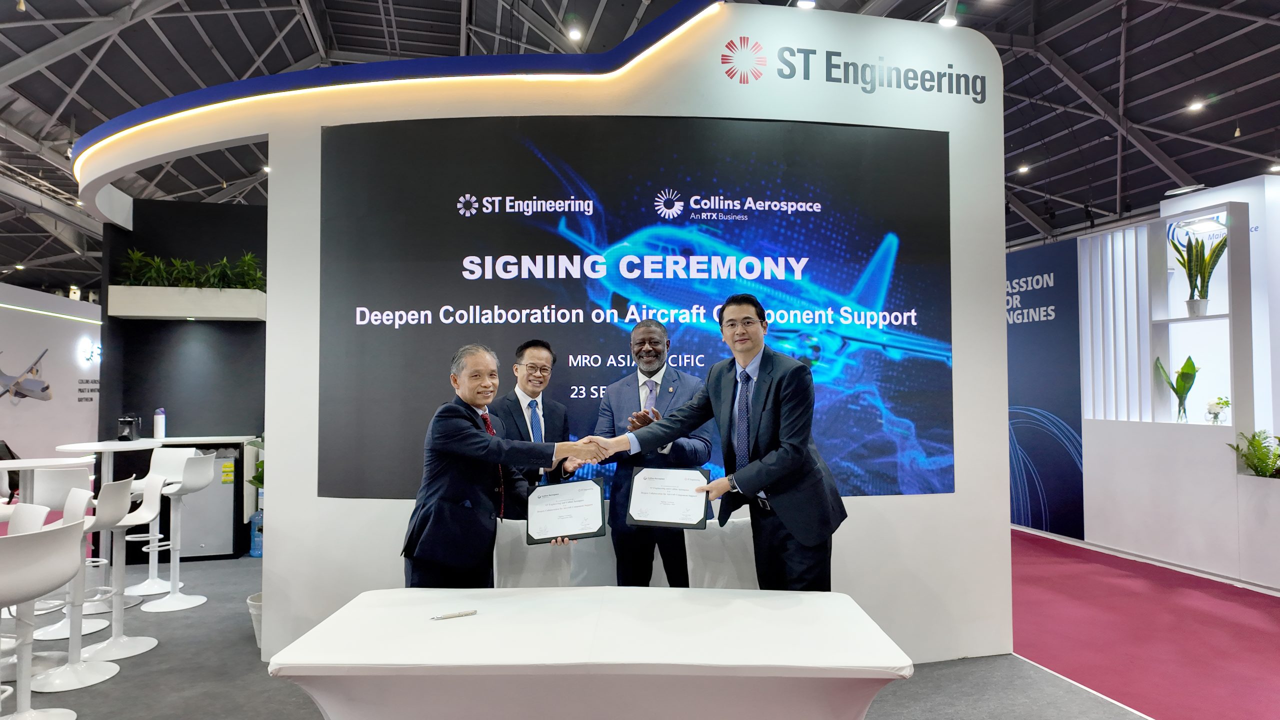 ST Engineering signs component deal with Collins Aerospace