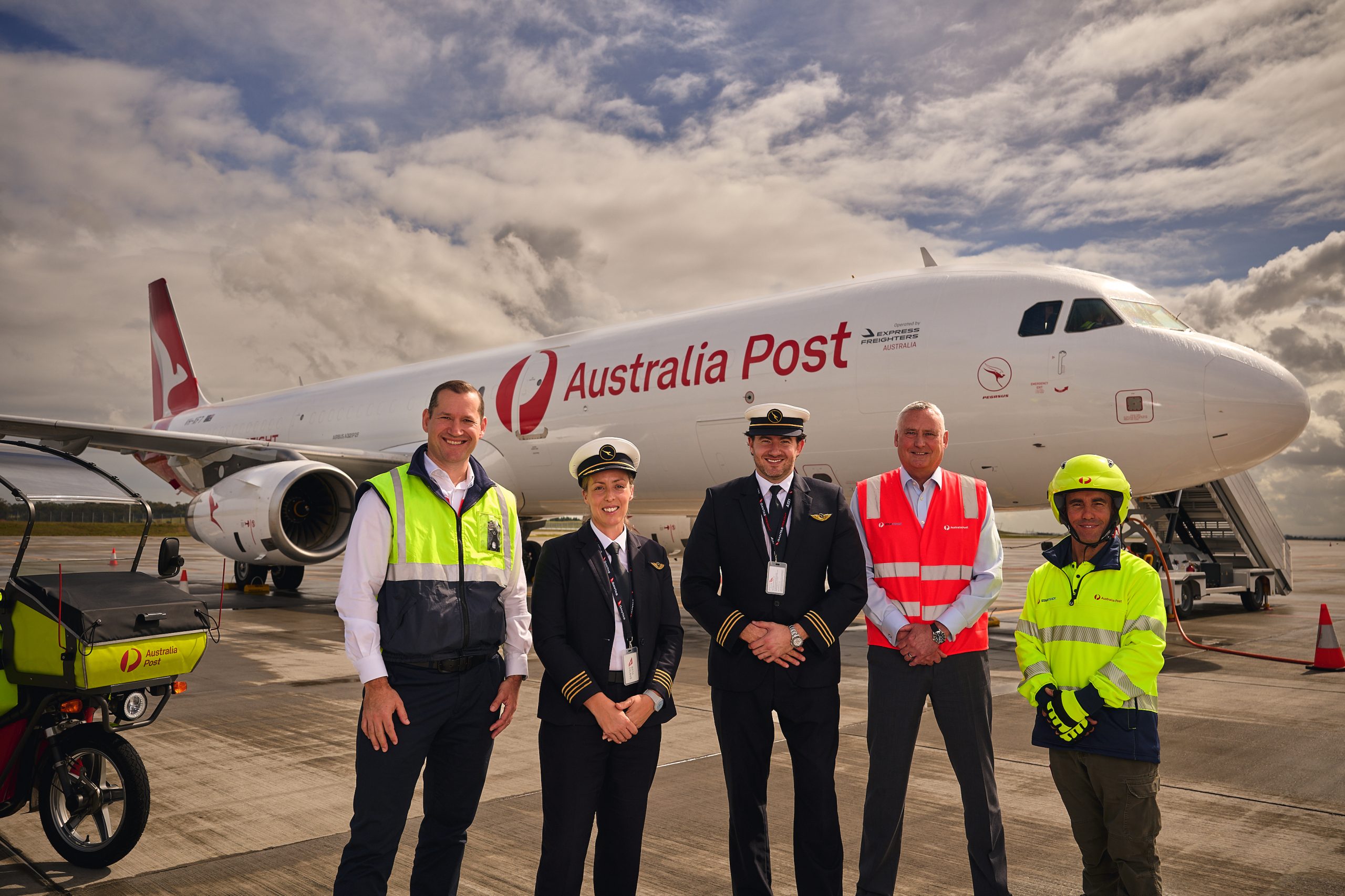 Qantas Freight and Australia Post induct new Airbus A321 freighter