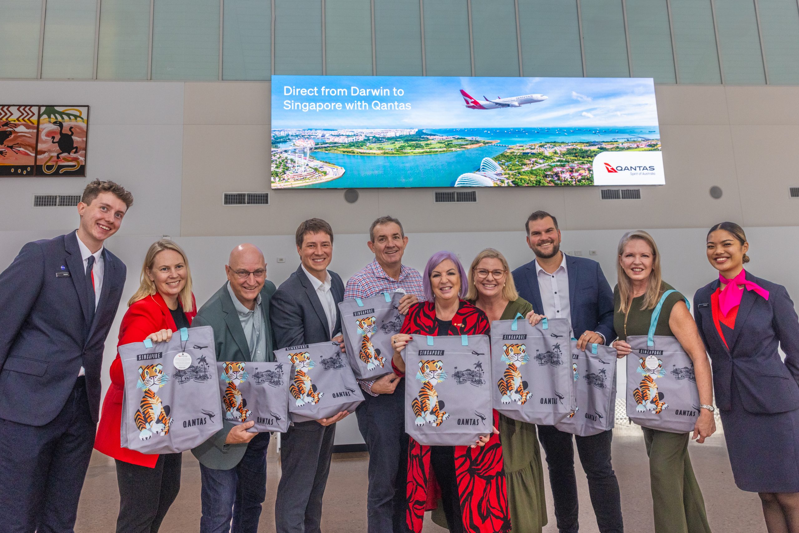 Qantas adds capacity with Darwin-Singapore route
