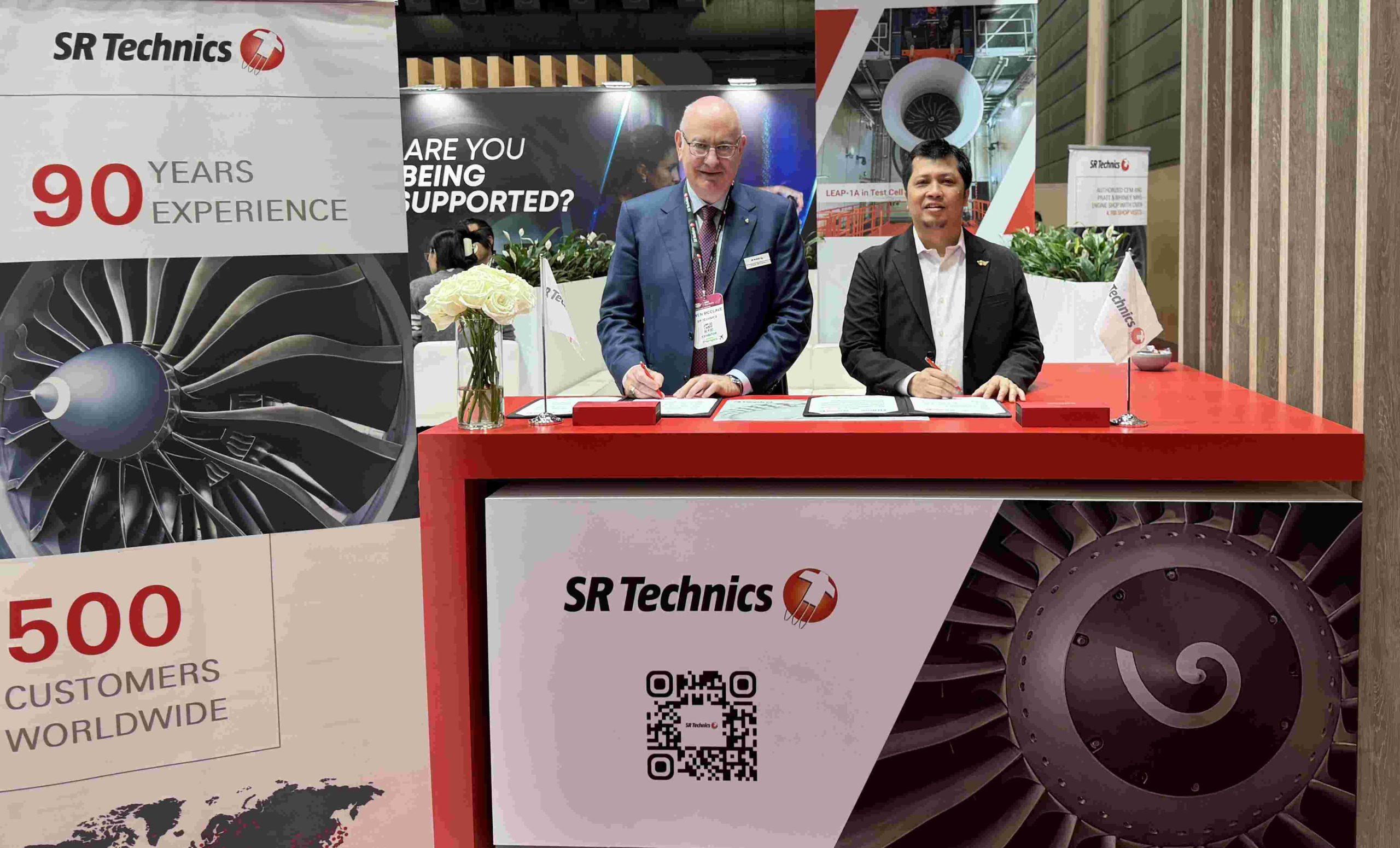 Garuda Indonesia commences engine MRO work with SR Technics