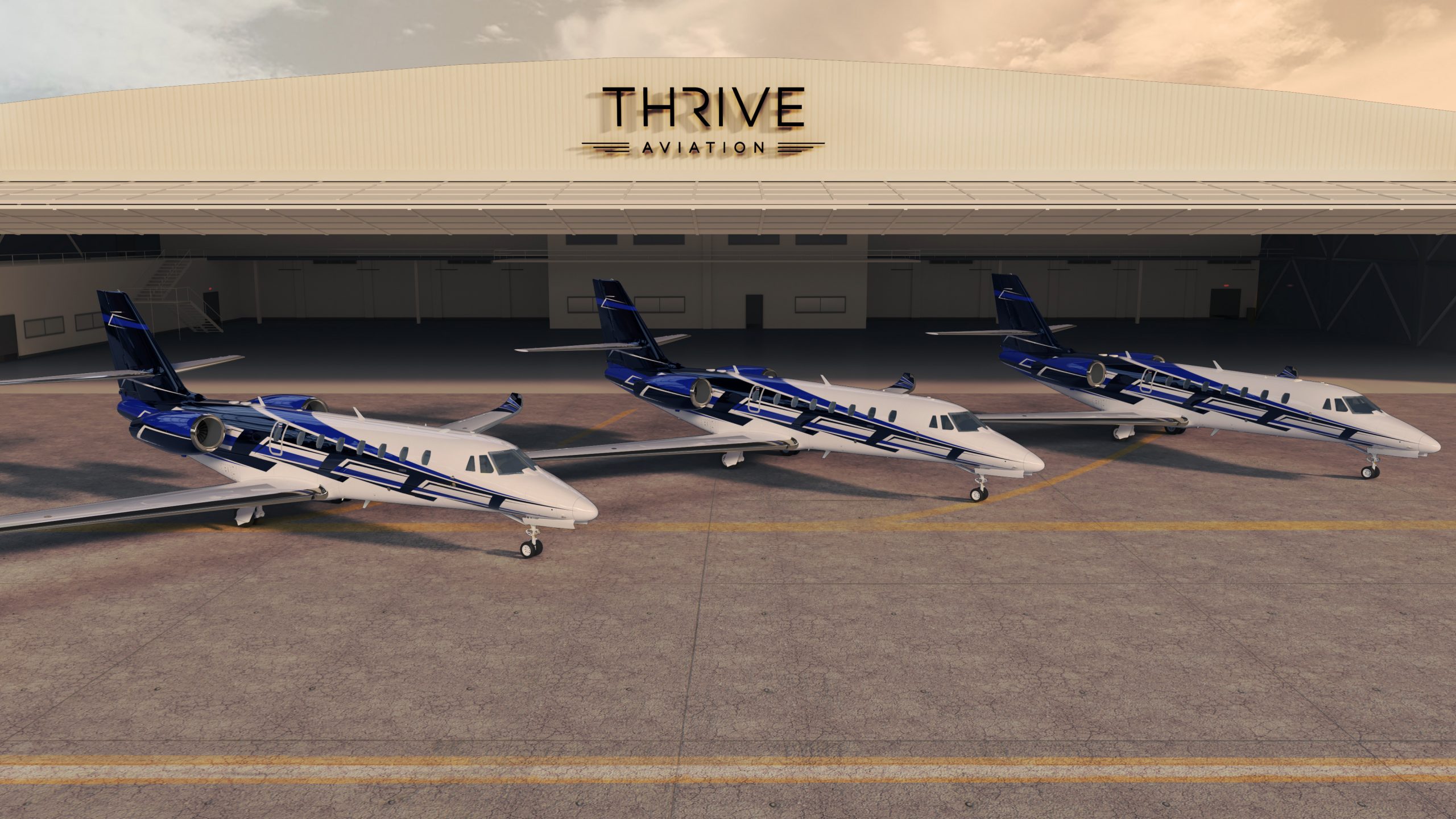 Textron delivers Citations to Thrive Aviation