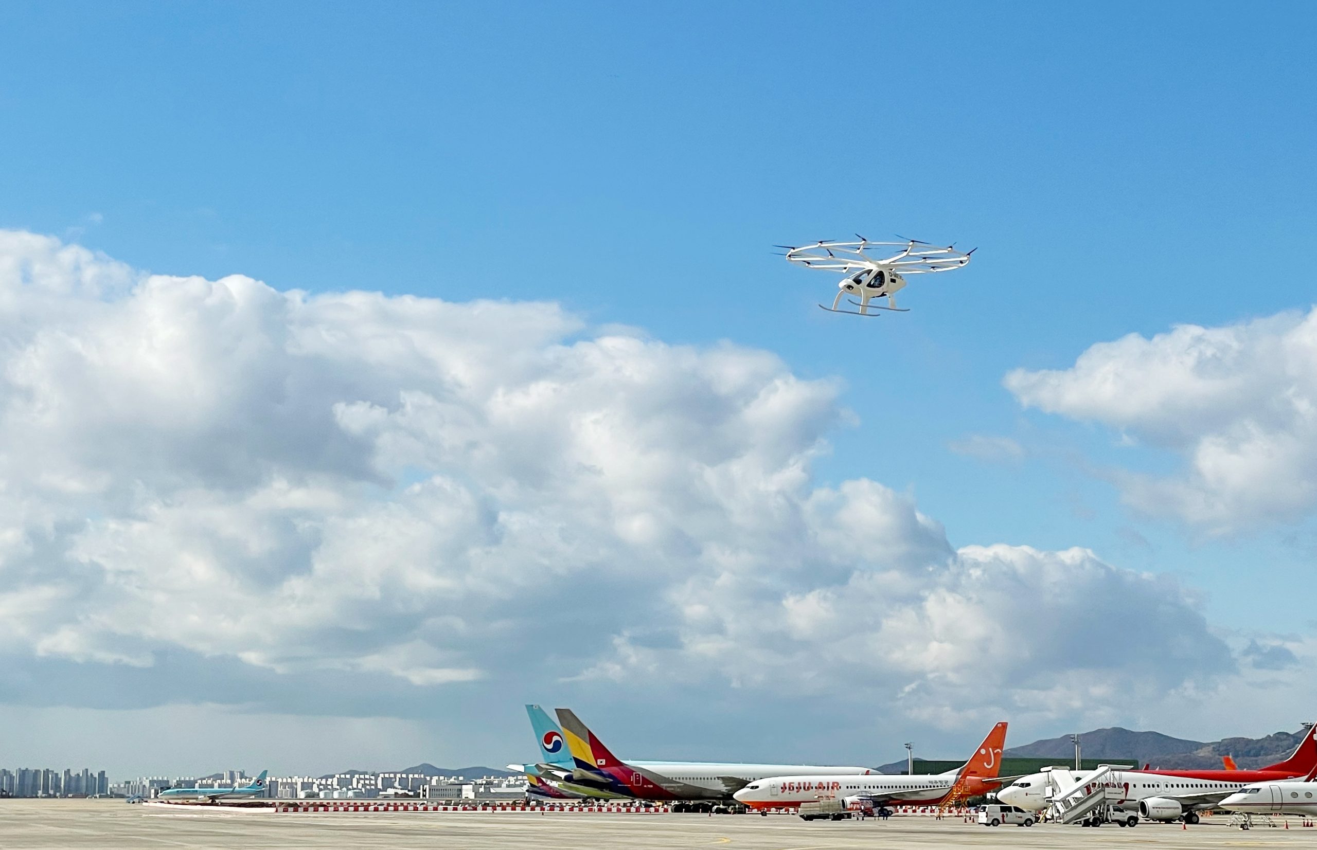 Volocopter conducts South Korea’s first crewed public air taxi test flight