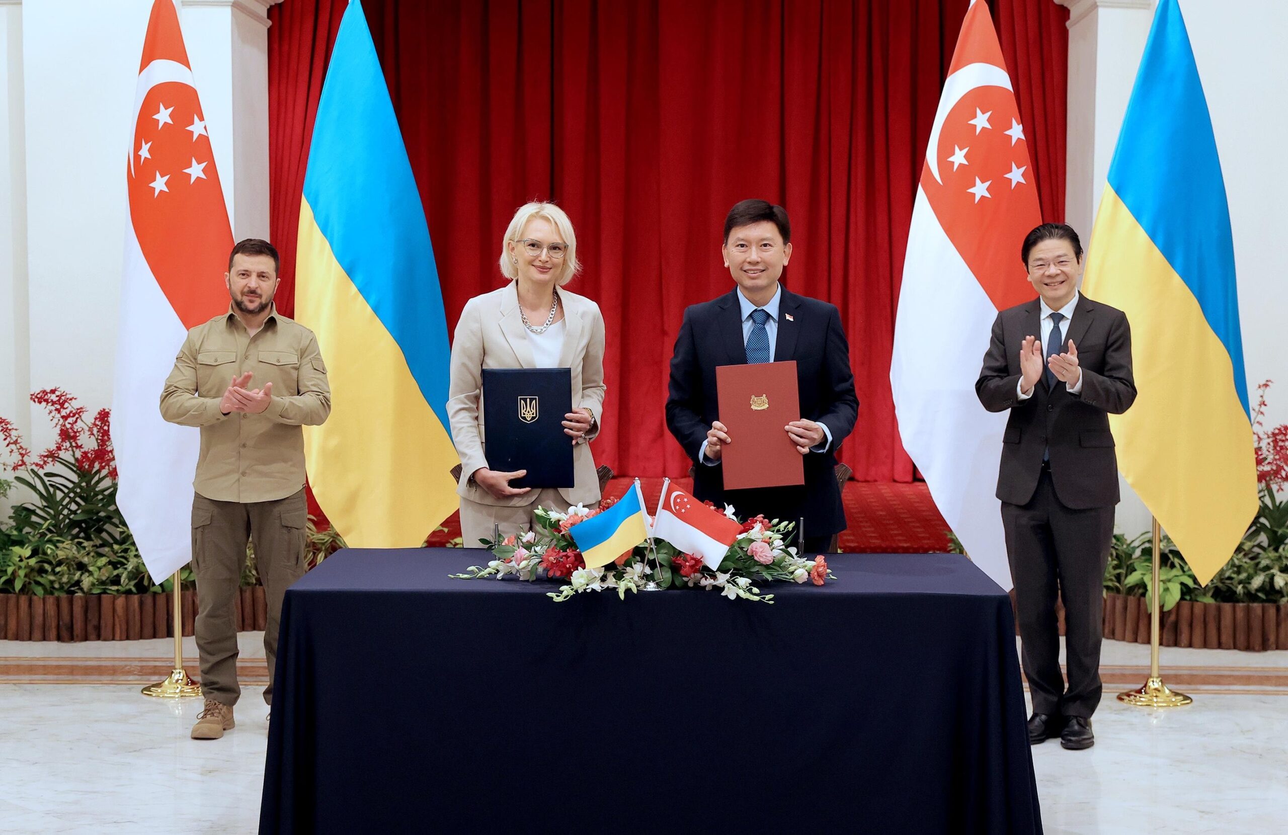 Singapore and Ukraine sign air services agreement