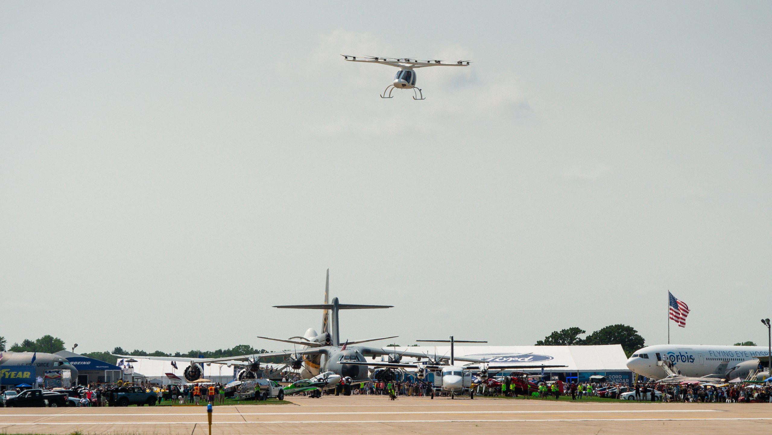 Volocopter flies at EAA at Oshkosh