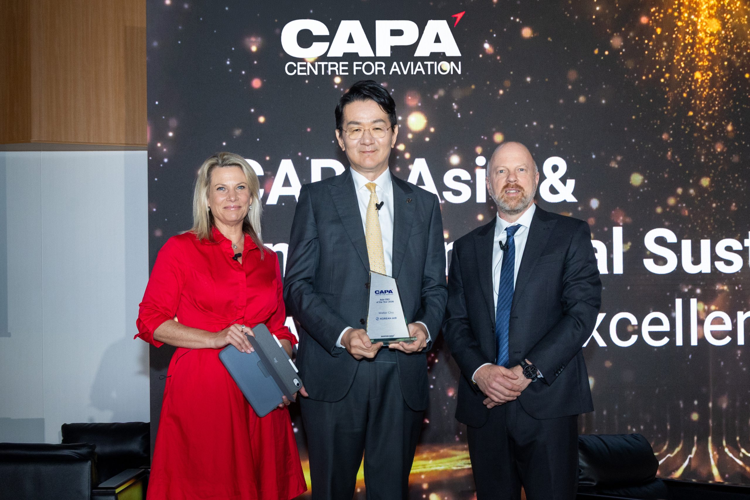 Korean Air’s Walter Cho named CAPA’s 2026 Asia Airline Executive of the Year