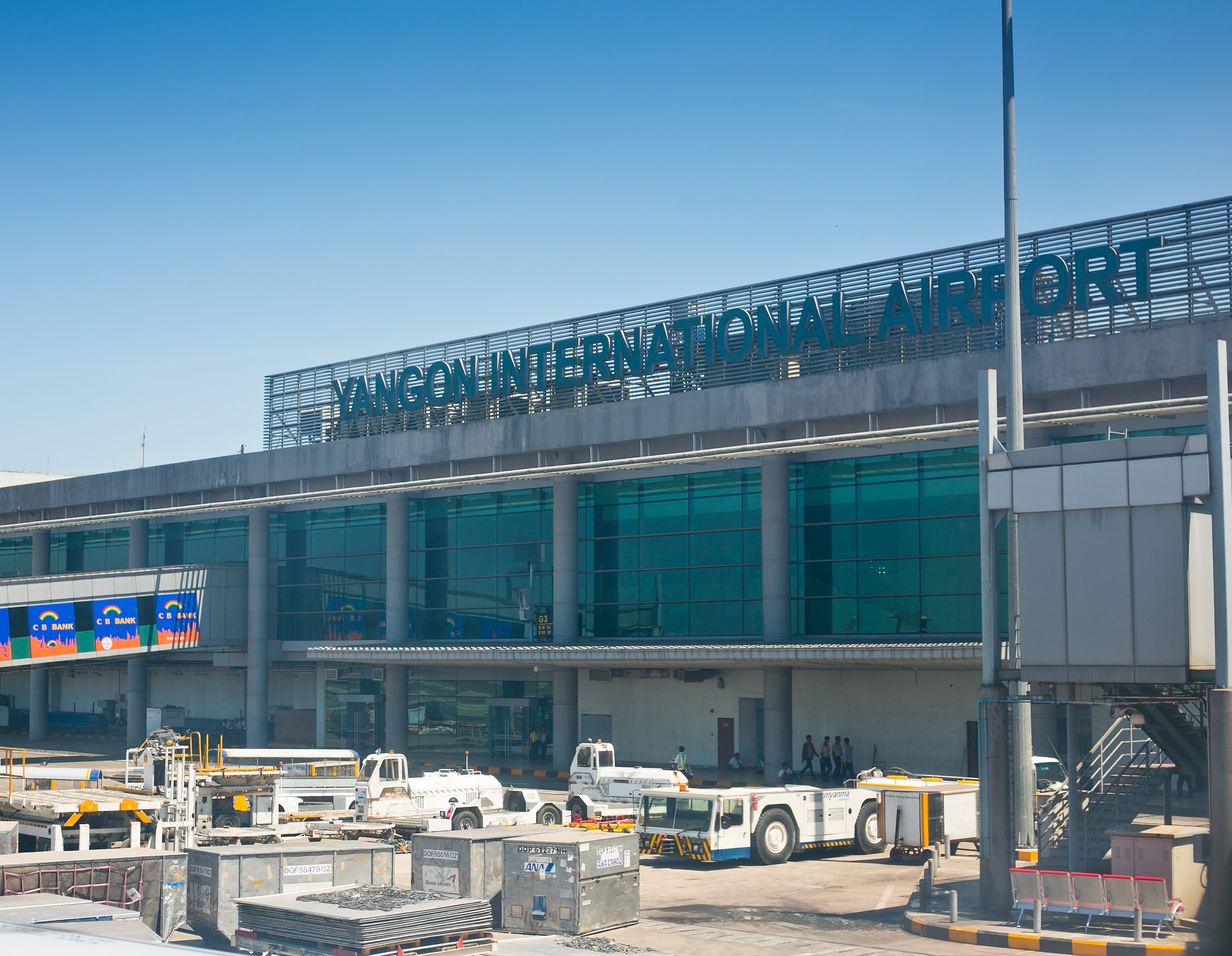 Myanmar shutters main airport